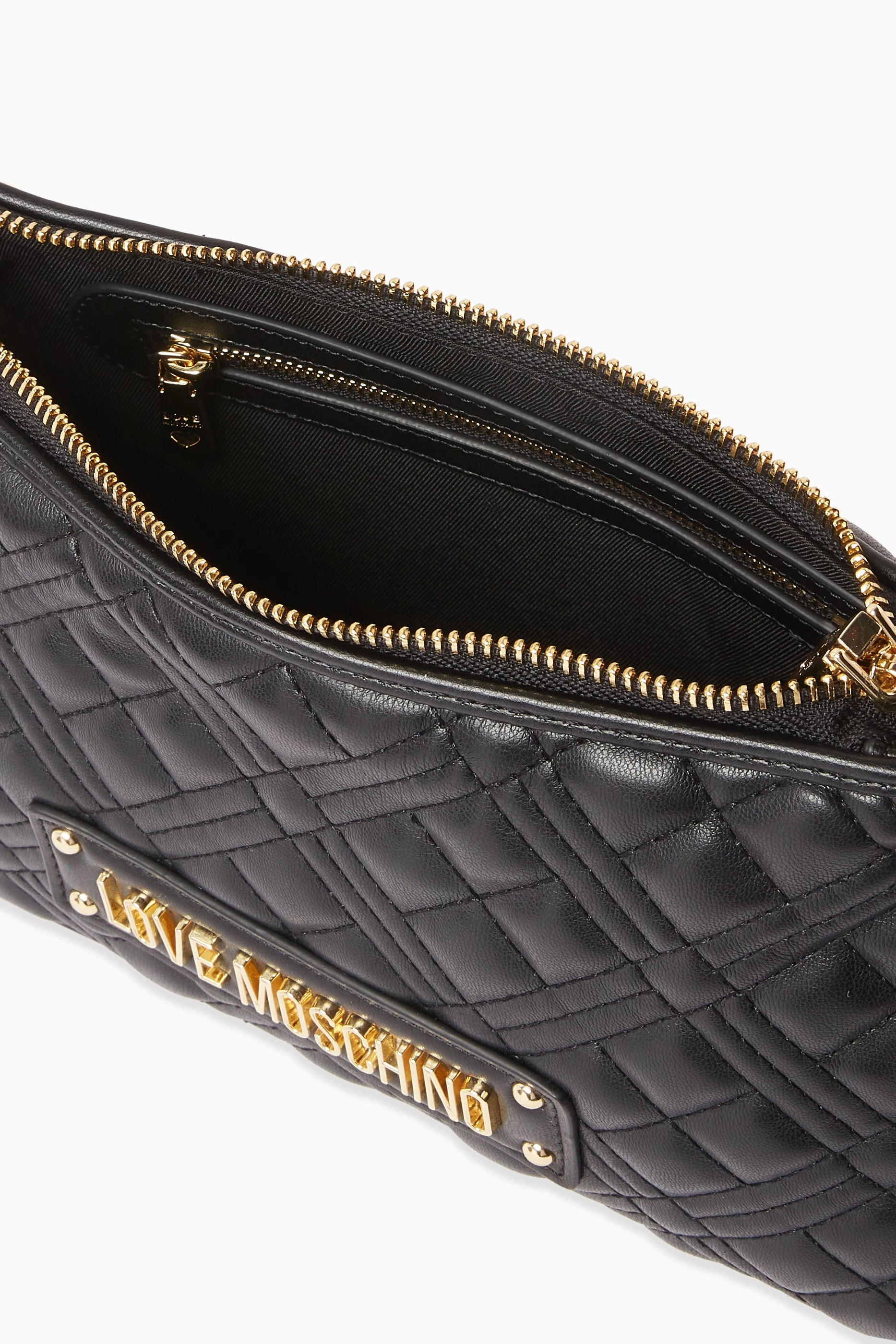 Love moschino hotsell quilted sling bag