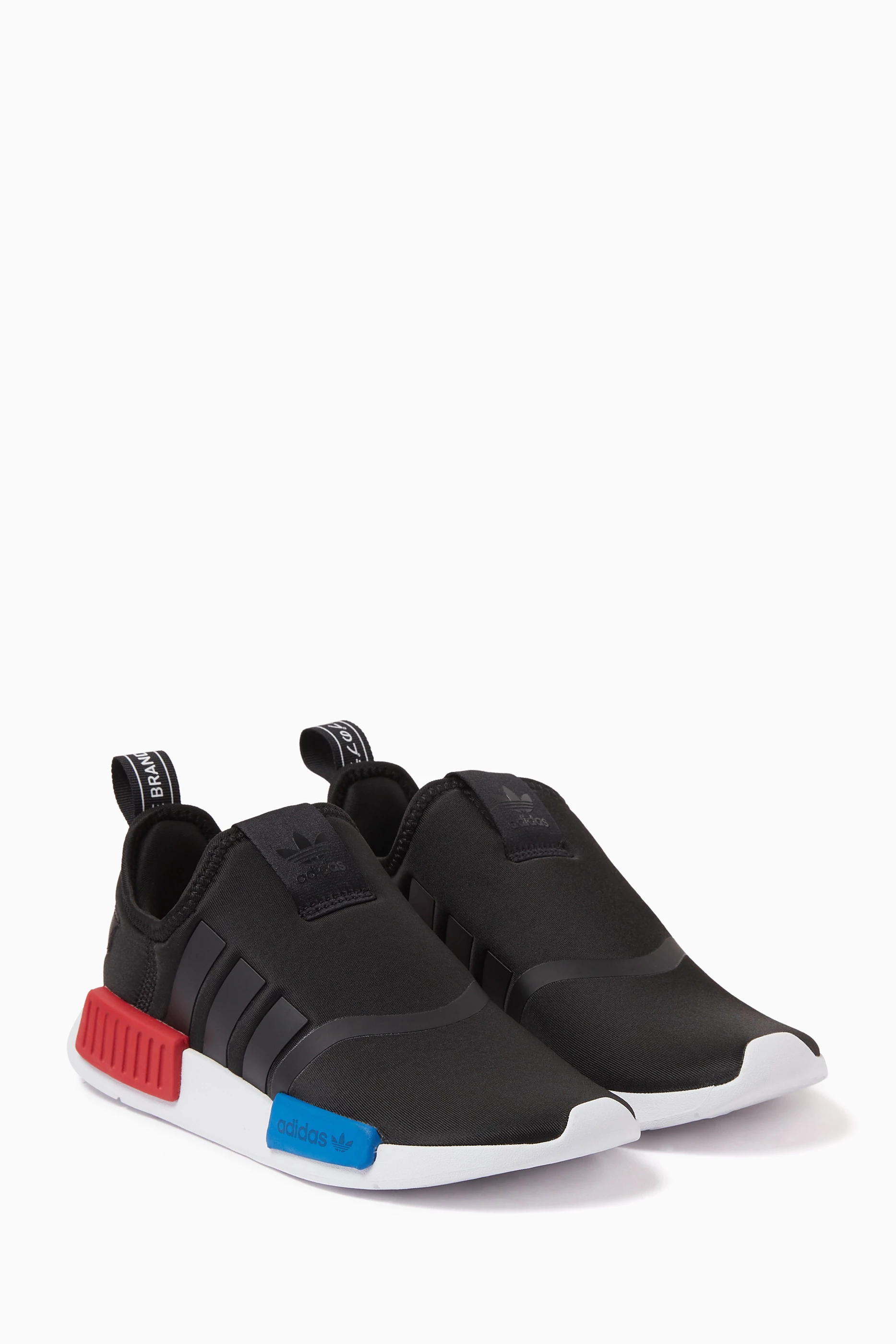 Buy adidas Black Child NMD 360 Sneakers in Stretch Textile for
