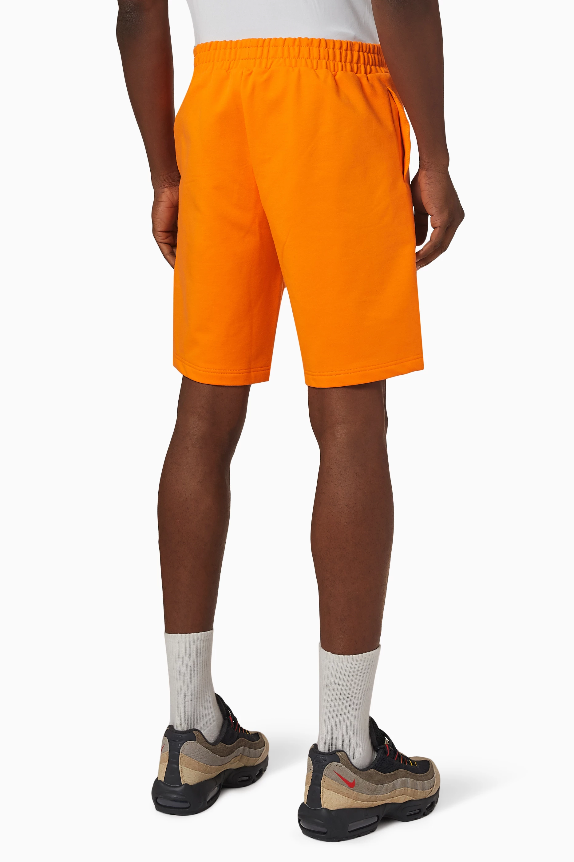 Orange shorts men store