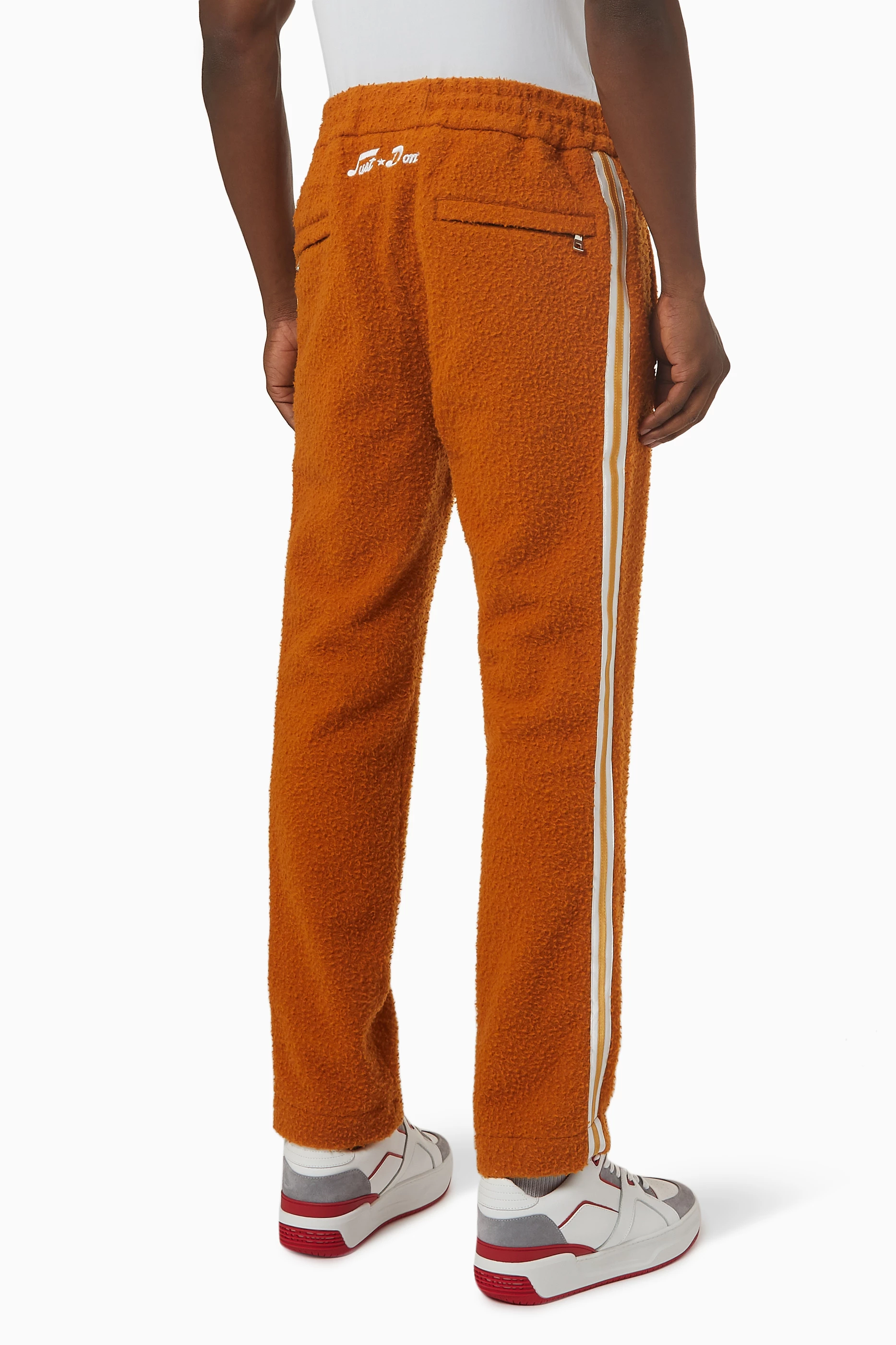 Orange tracksuit pants store