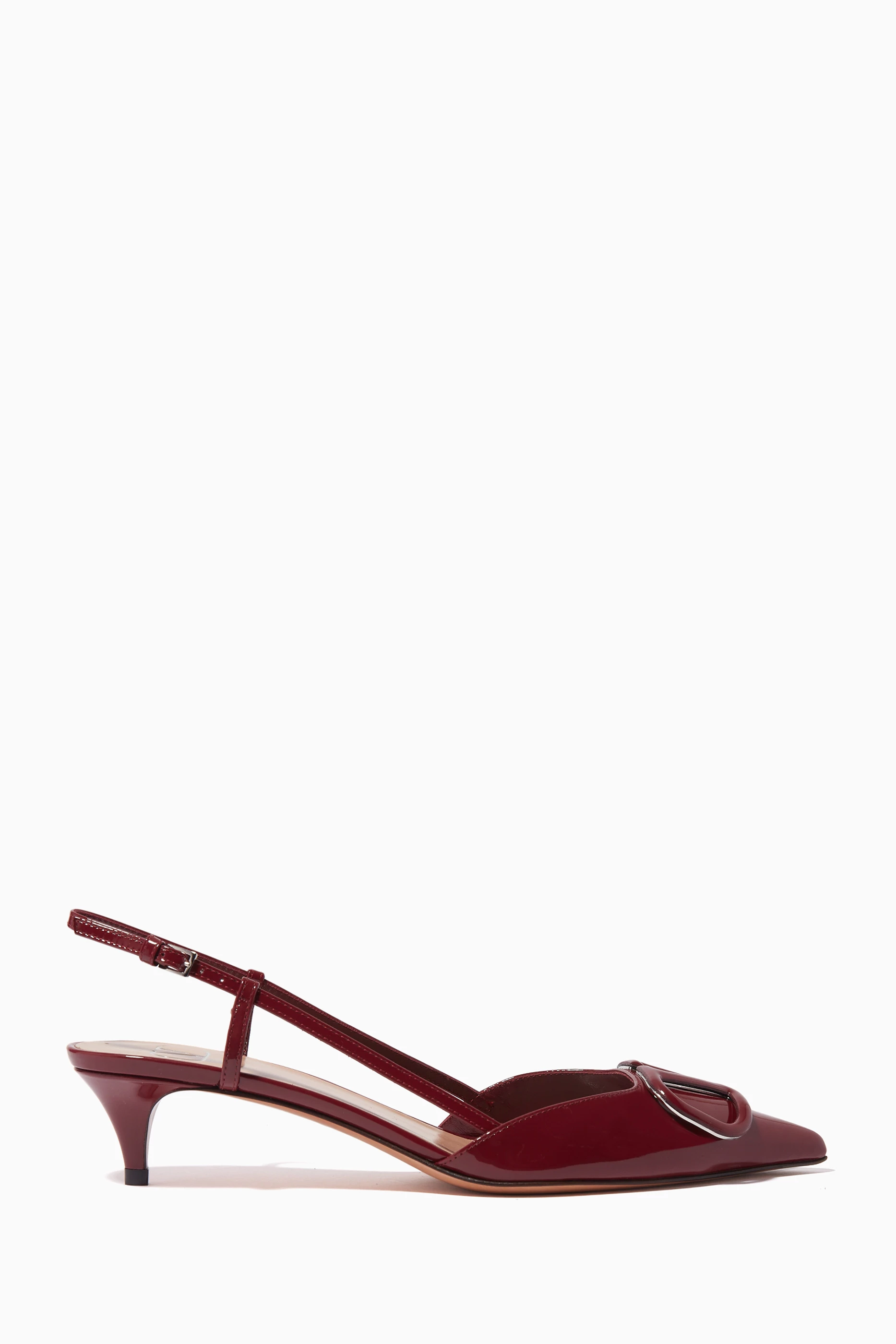 Burgundy valentino best sale heels