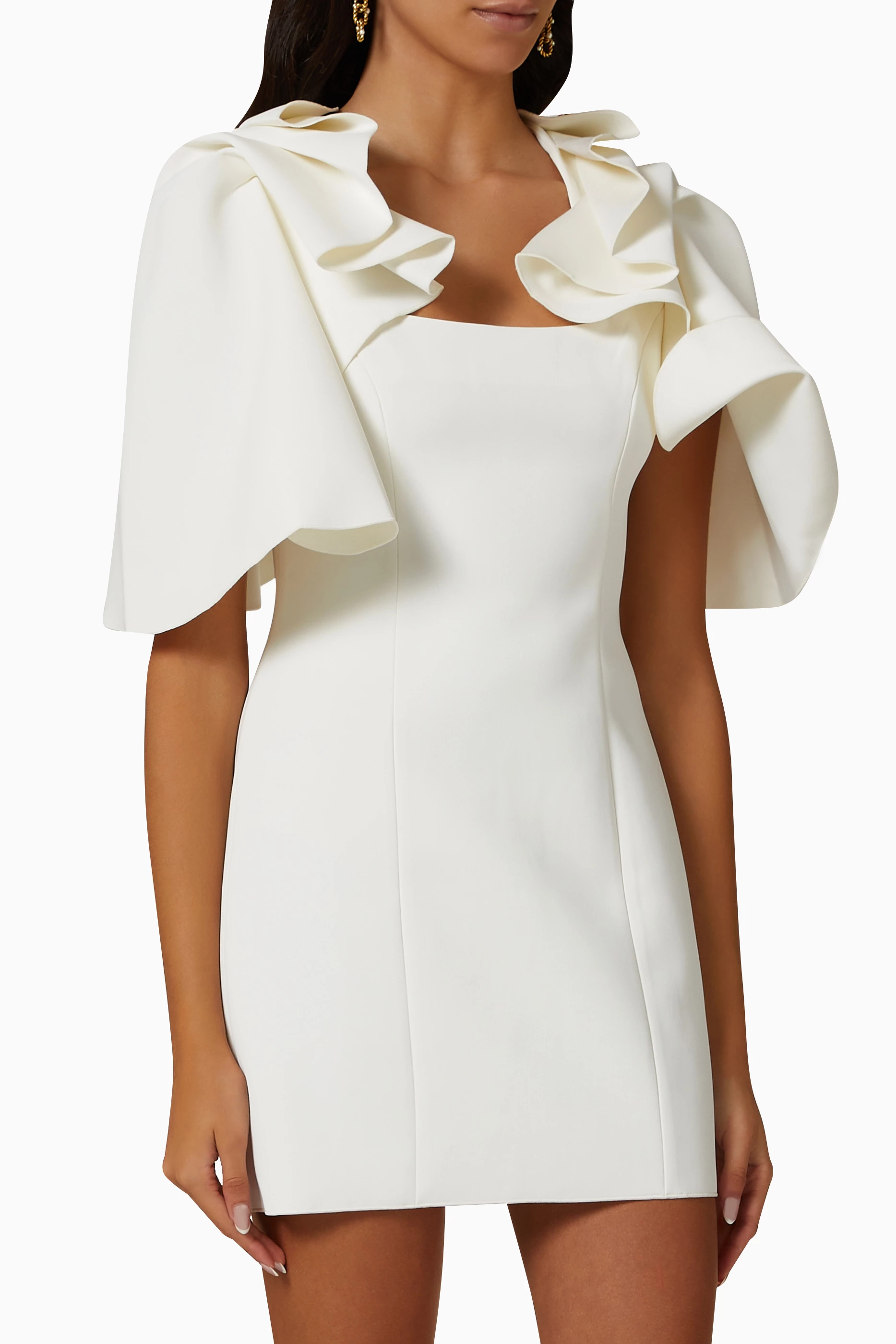 Acler cape dress sale