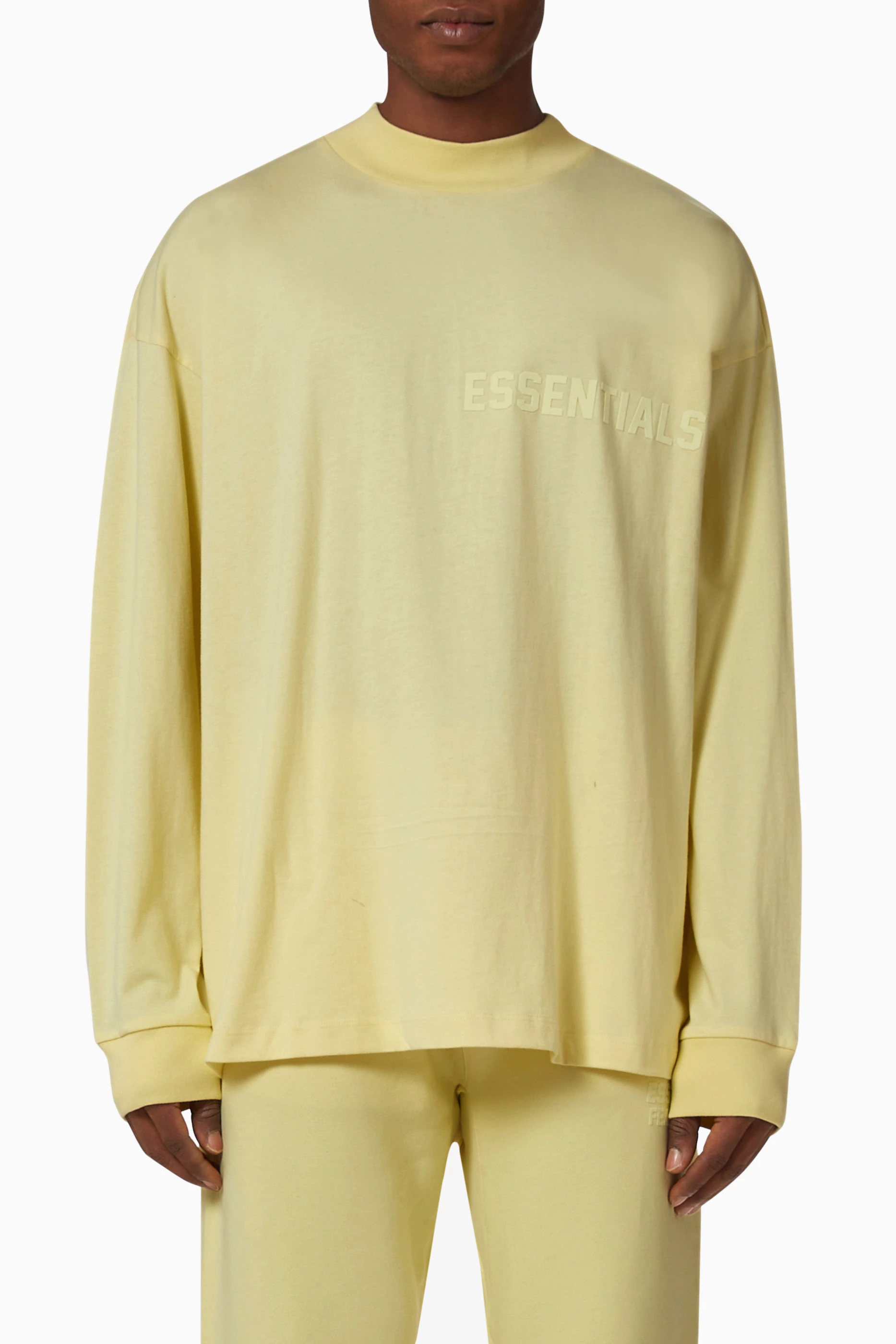 Long sleeve online yellow shirt