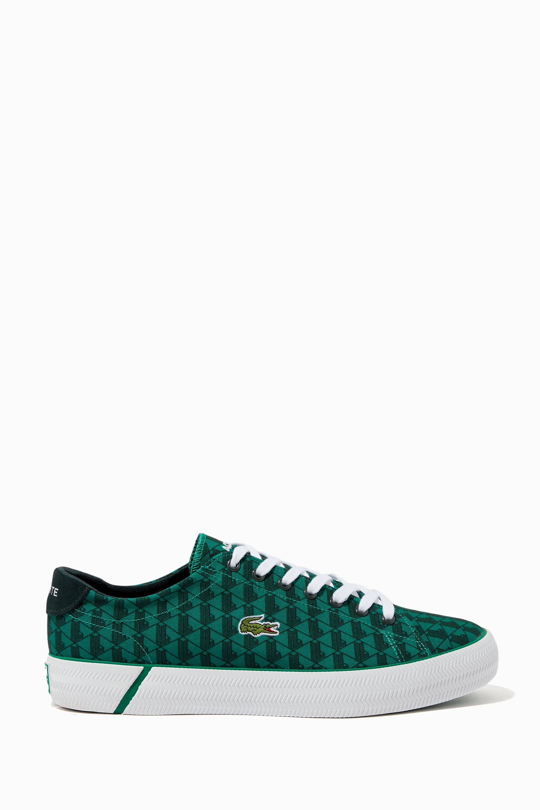 Buy Lacoste Green Gripshot Sneakers in Canvas for Men in UAE Ounass