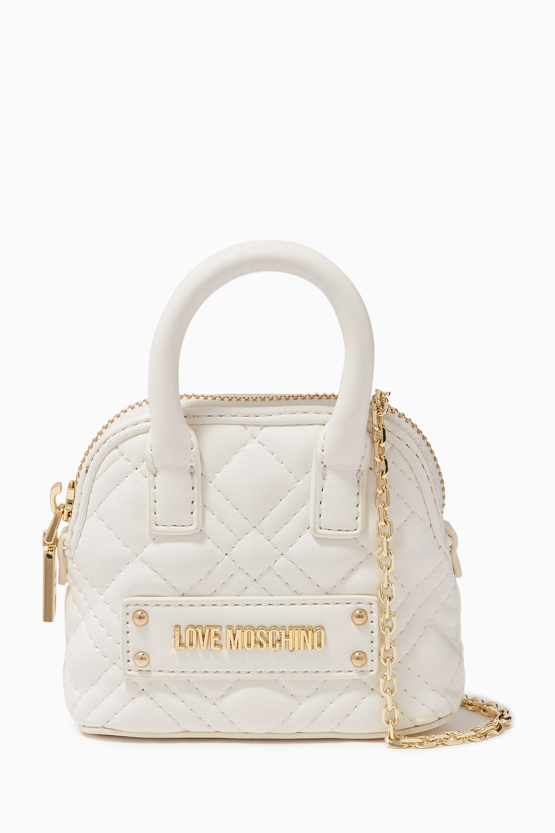 Love moschino top new arrivals handle mini fur