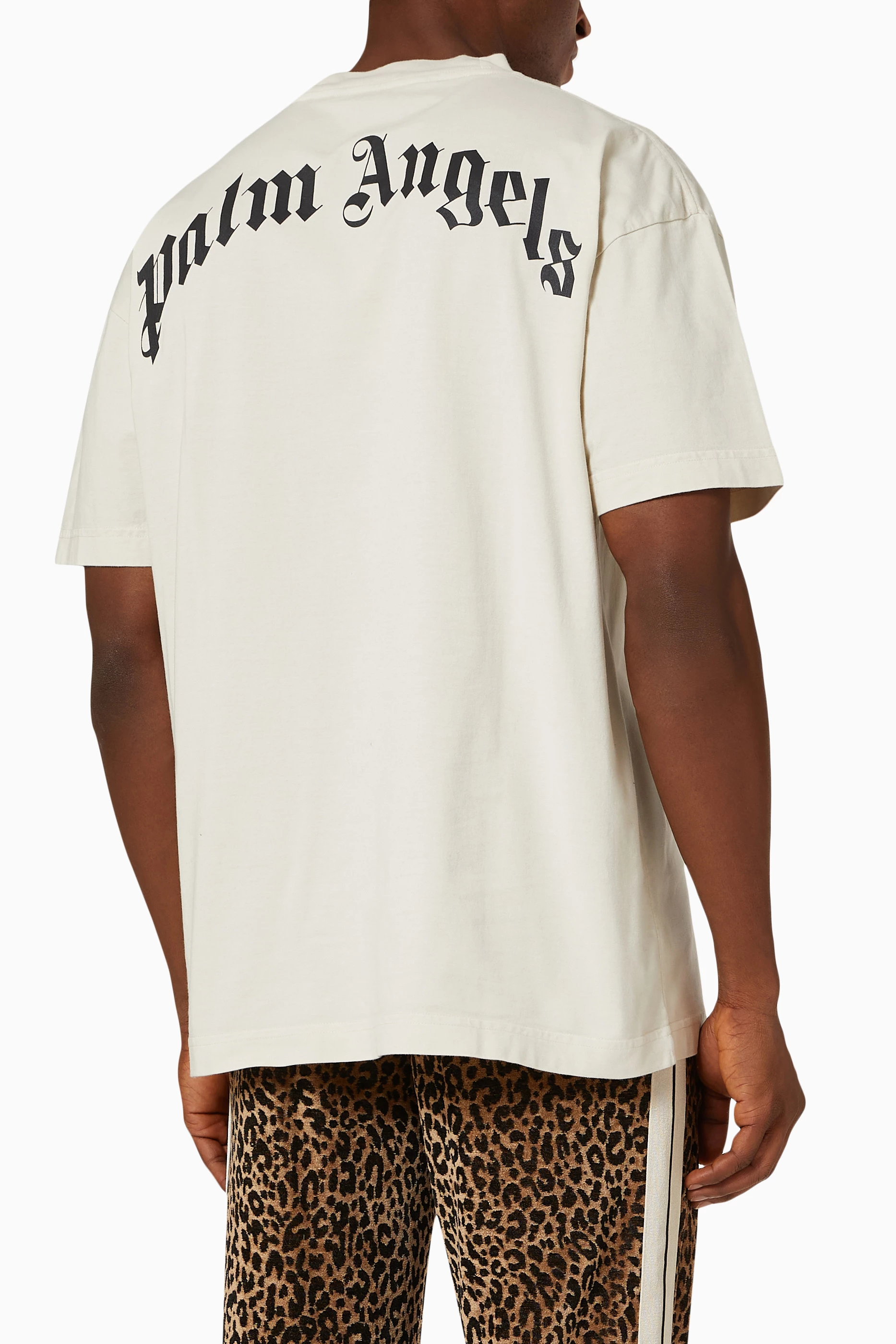 PALM ANGELS GD Skull Classic T-Shirt in Off White/Black – Court Order