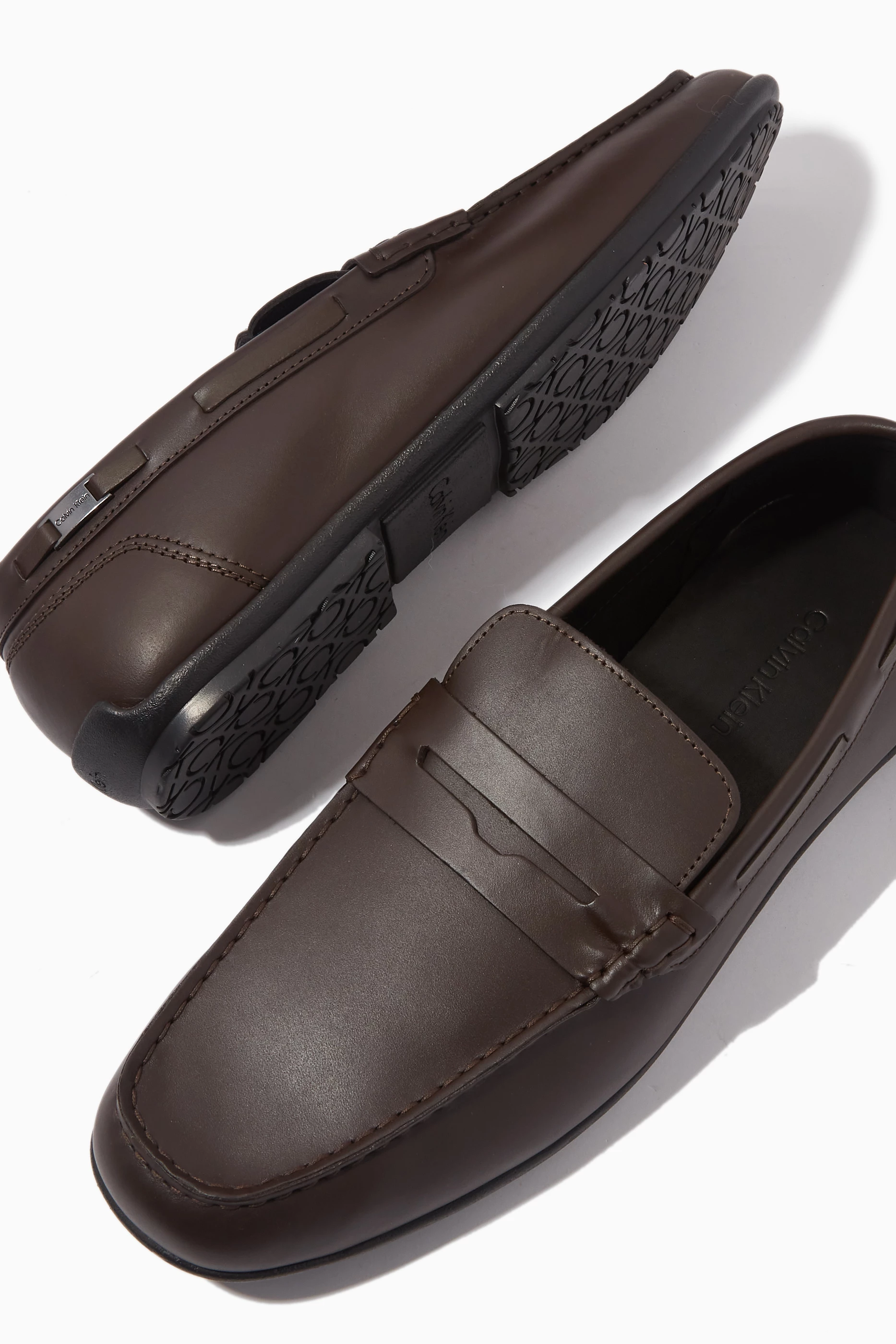 Calvin klein brown shoes store