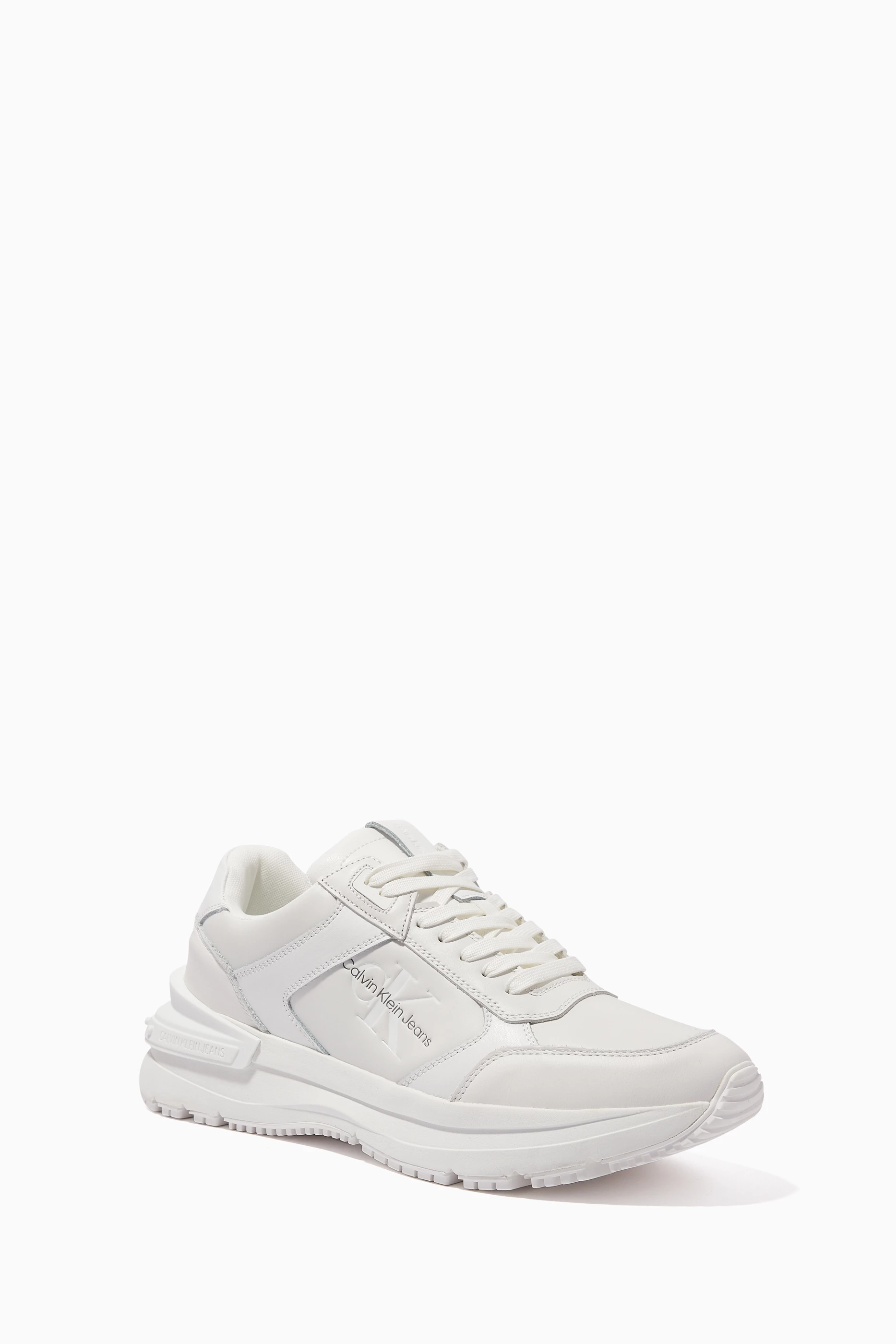 Calvin klein jeans white shoes shop