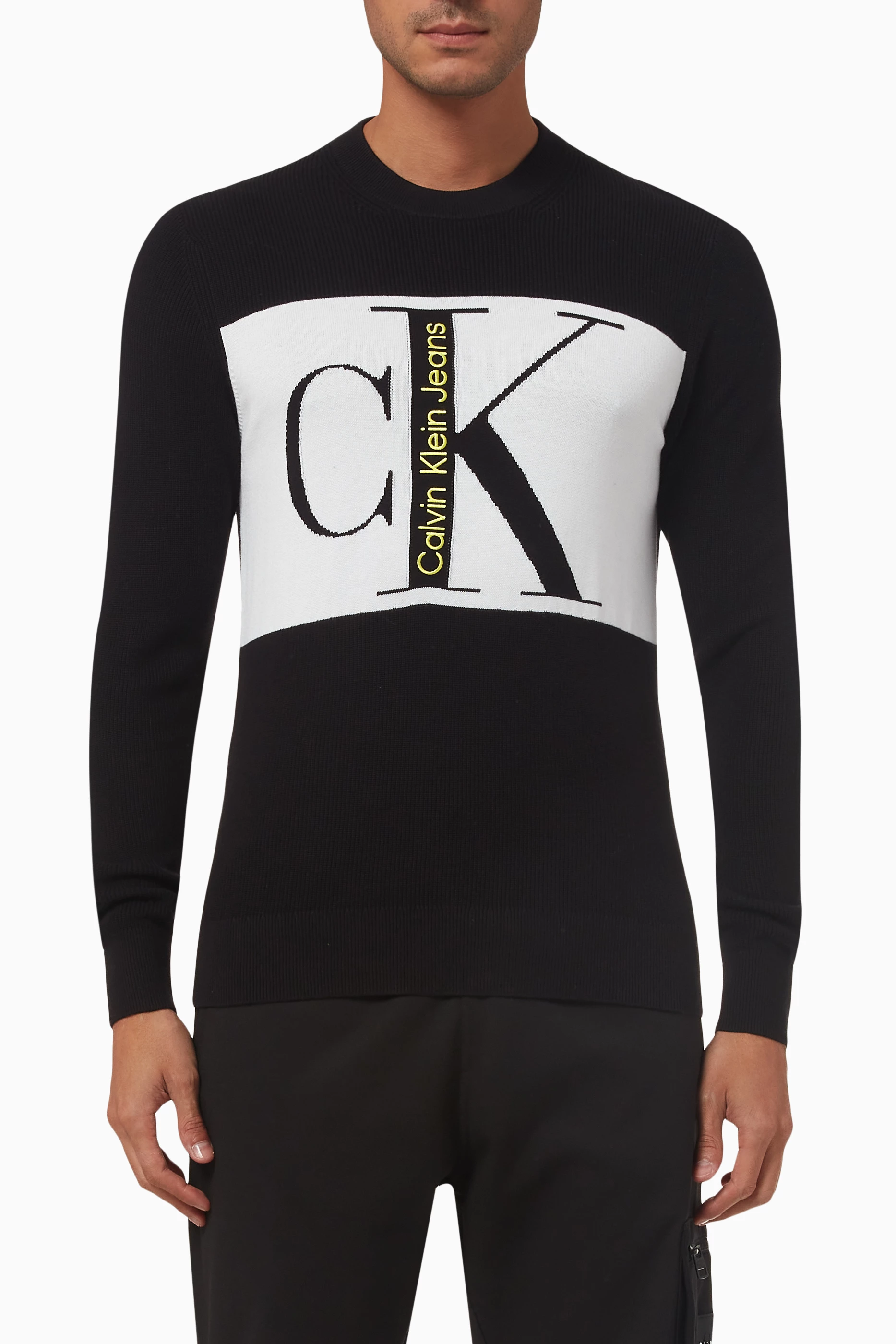 Calvin klein long sleeve men sale