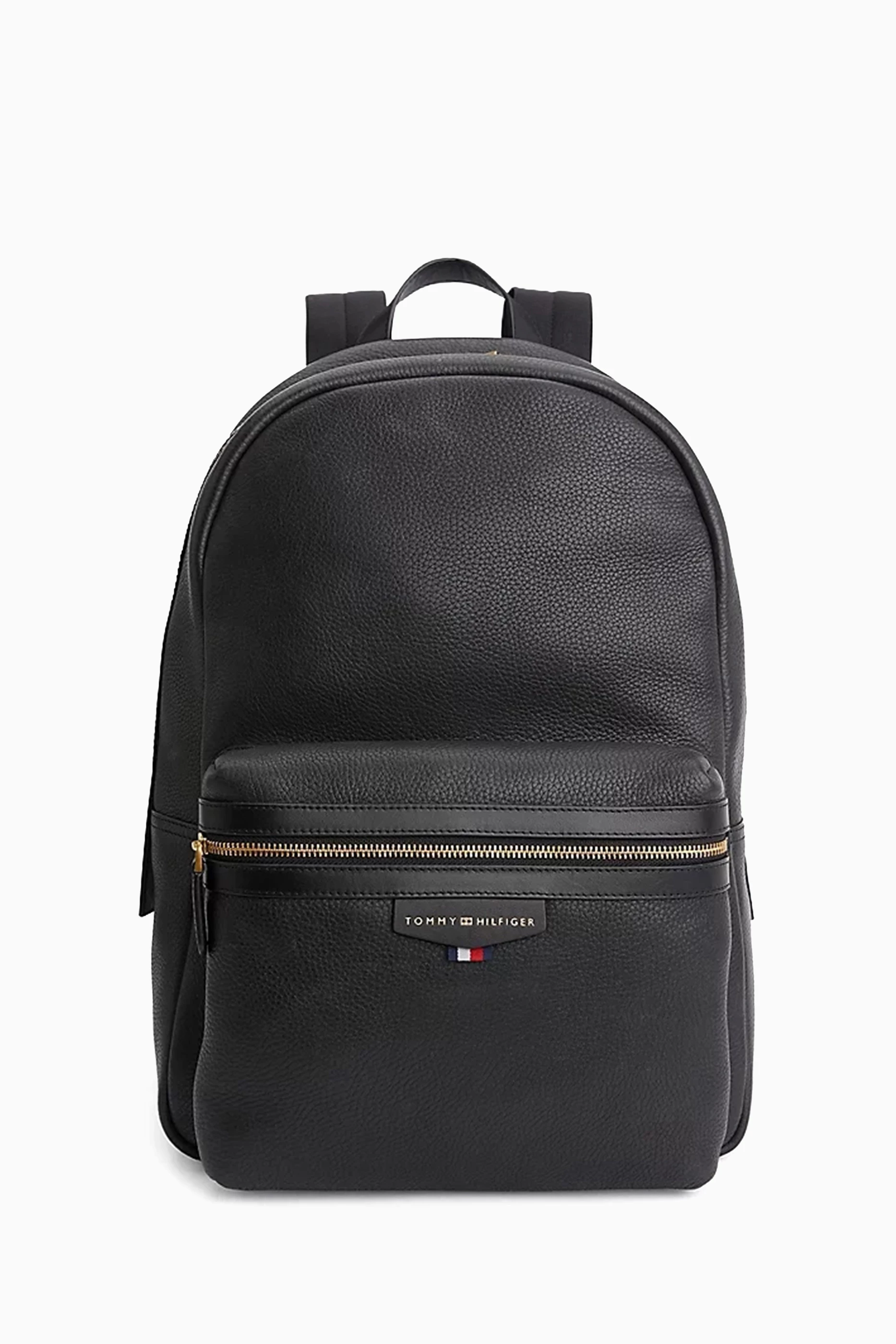 Buy Tommy Hilfiger Black Premium Backpack in Leather for Men in UAE Ounass