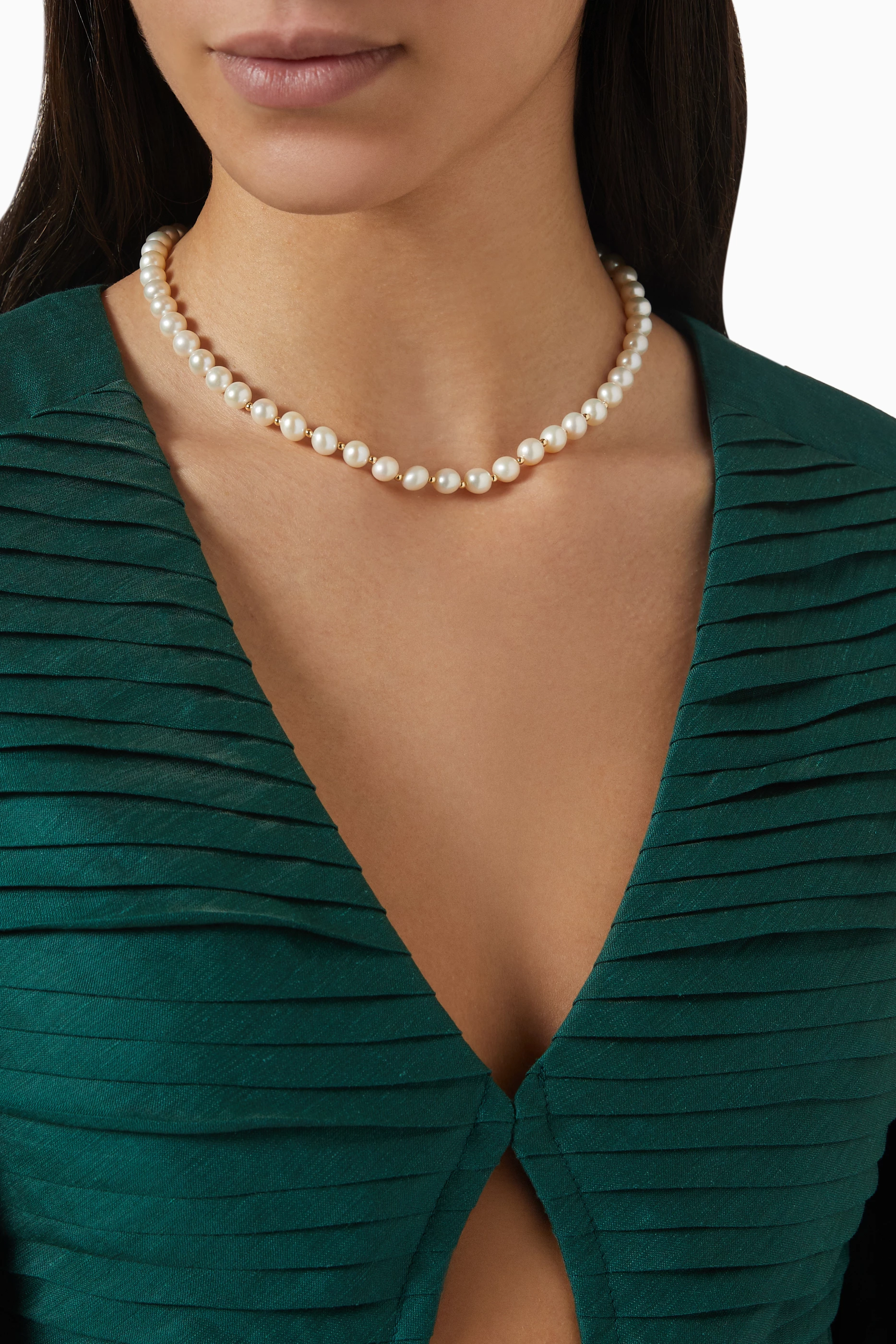 Damas pearl necklace price shop