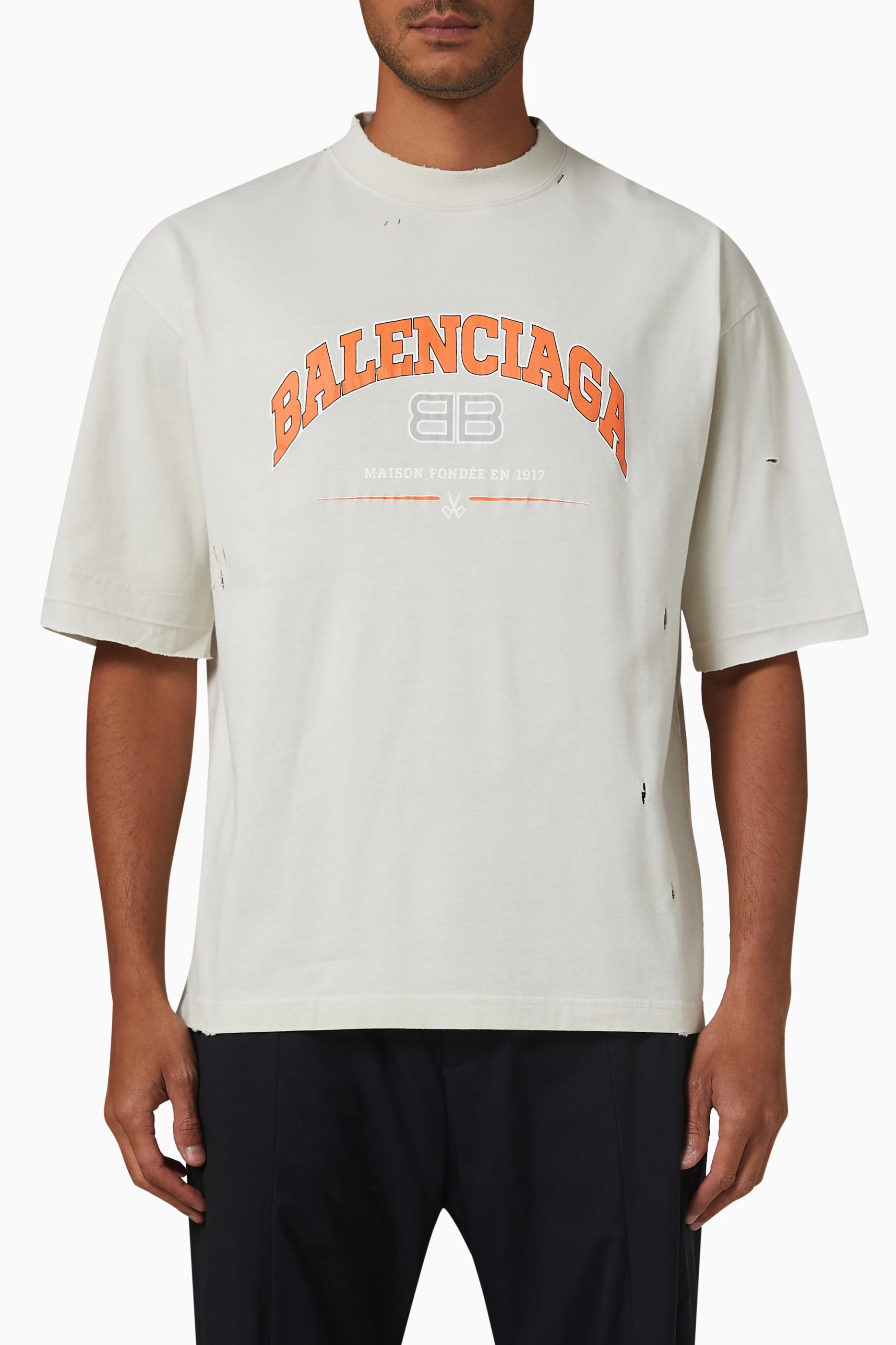 Balenciaga hot sale shirt mens