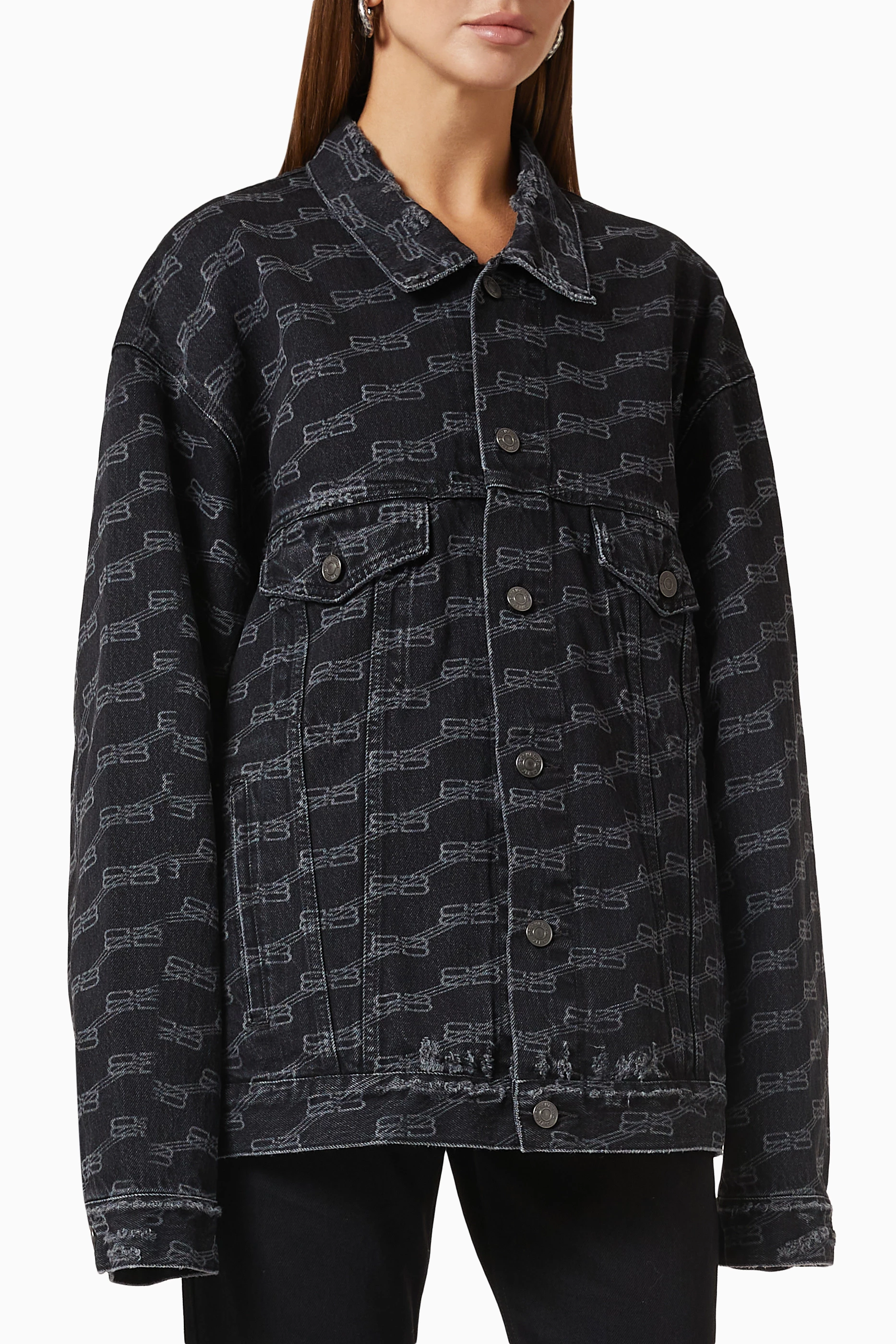 Balenciaga bb mode denim cheap jacket