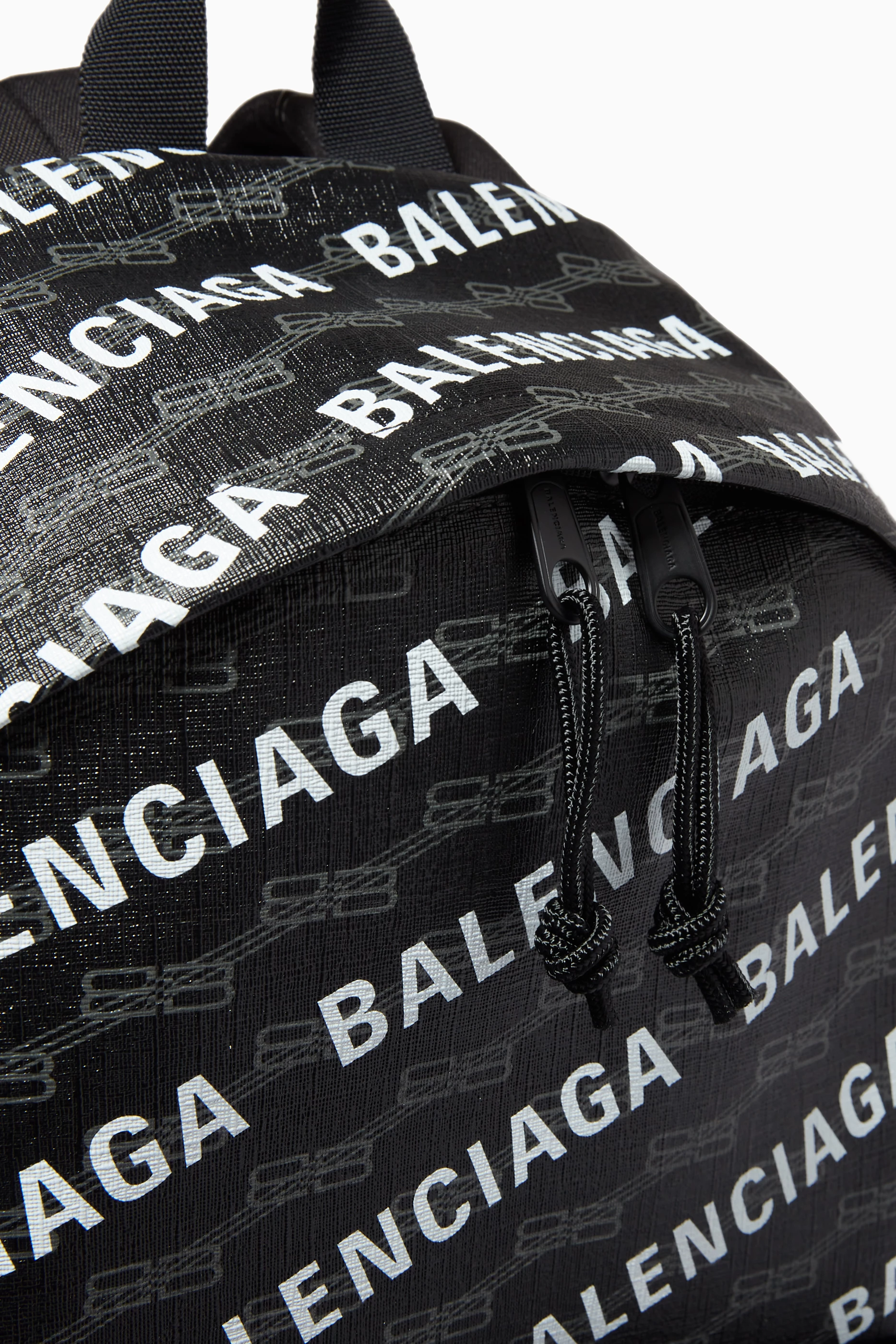 Balenciaga logo backpack discount