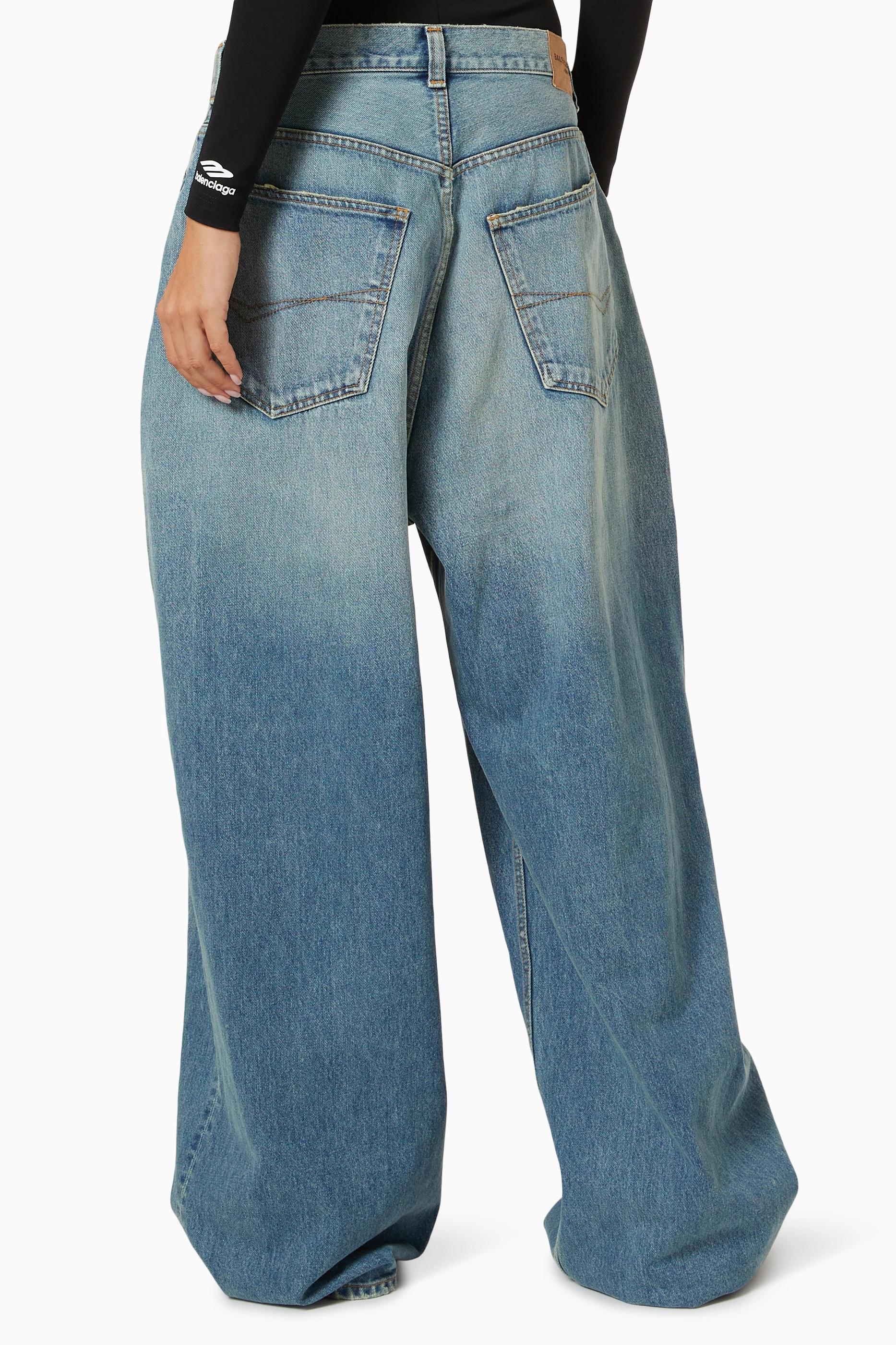 Balenciaga eiffel tower jeans hotsell