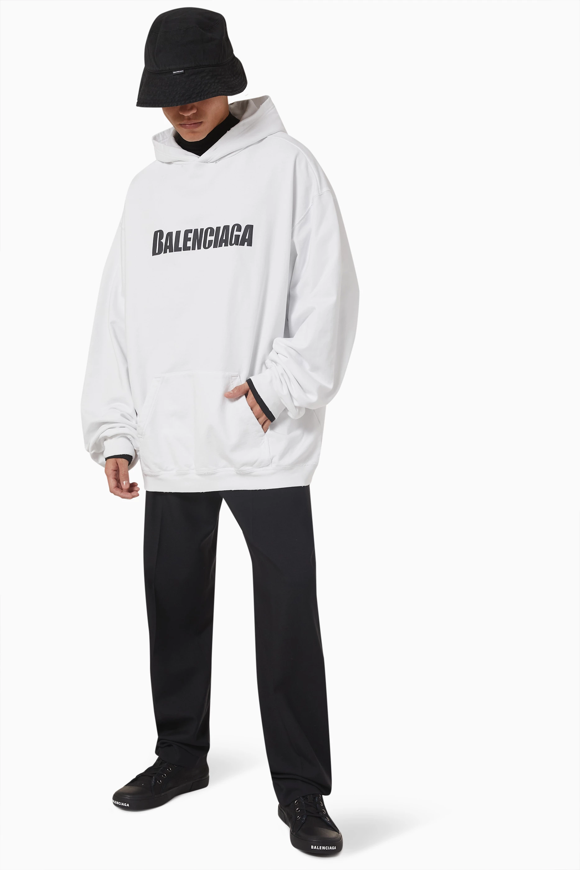 Balenciaga off outlet white hoodie