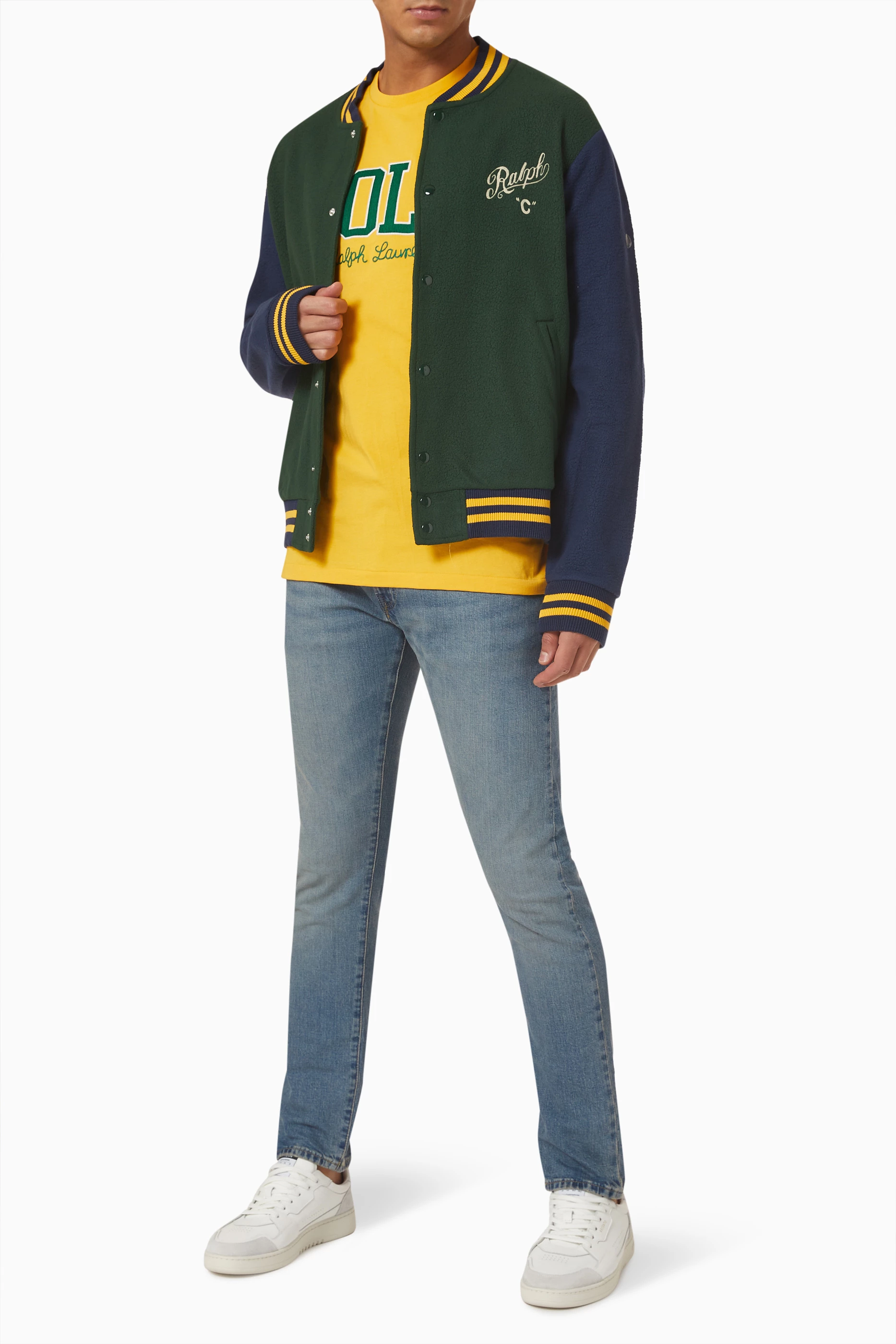 Baseball jacket ralph lauren hotsell