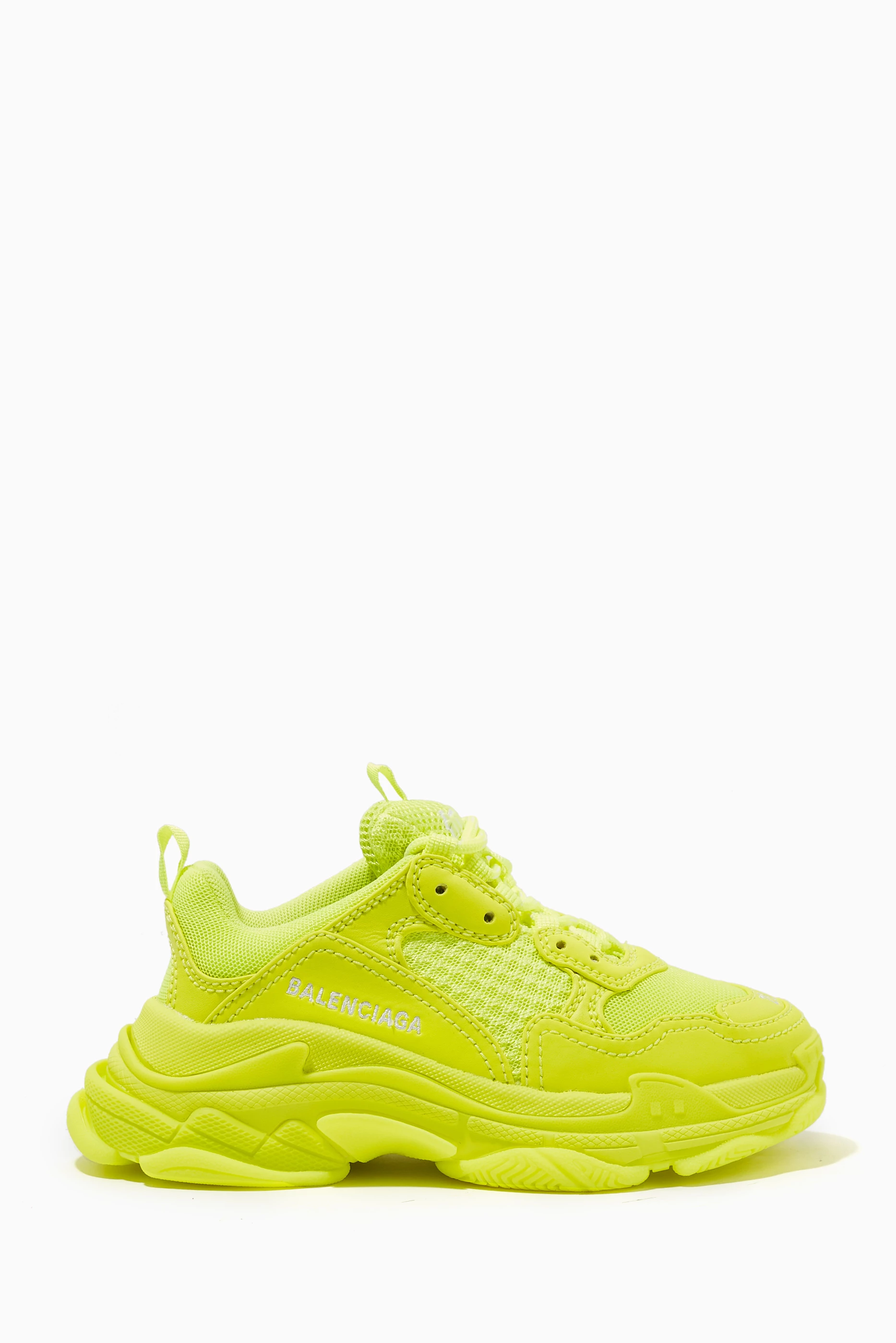 Balenciaga triple s neon yellow 2025