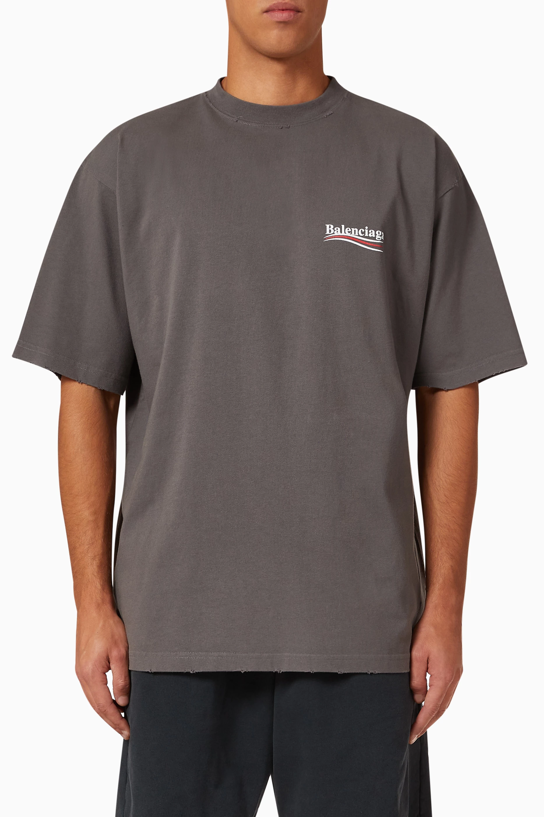 Balenciaga tee grey new arrivals