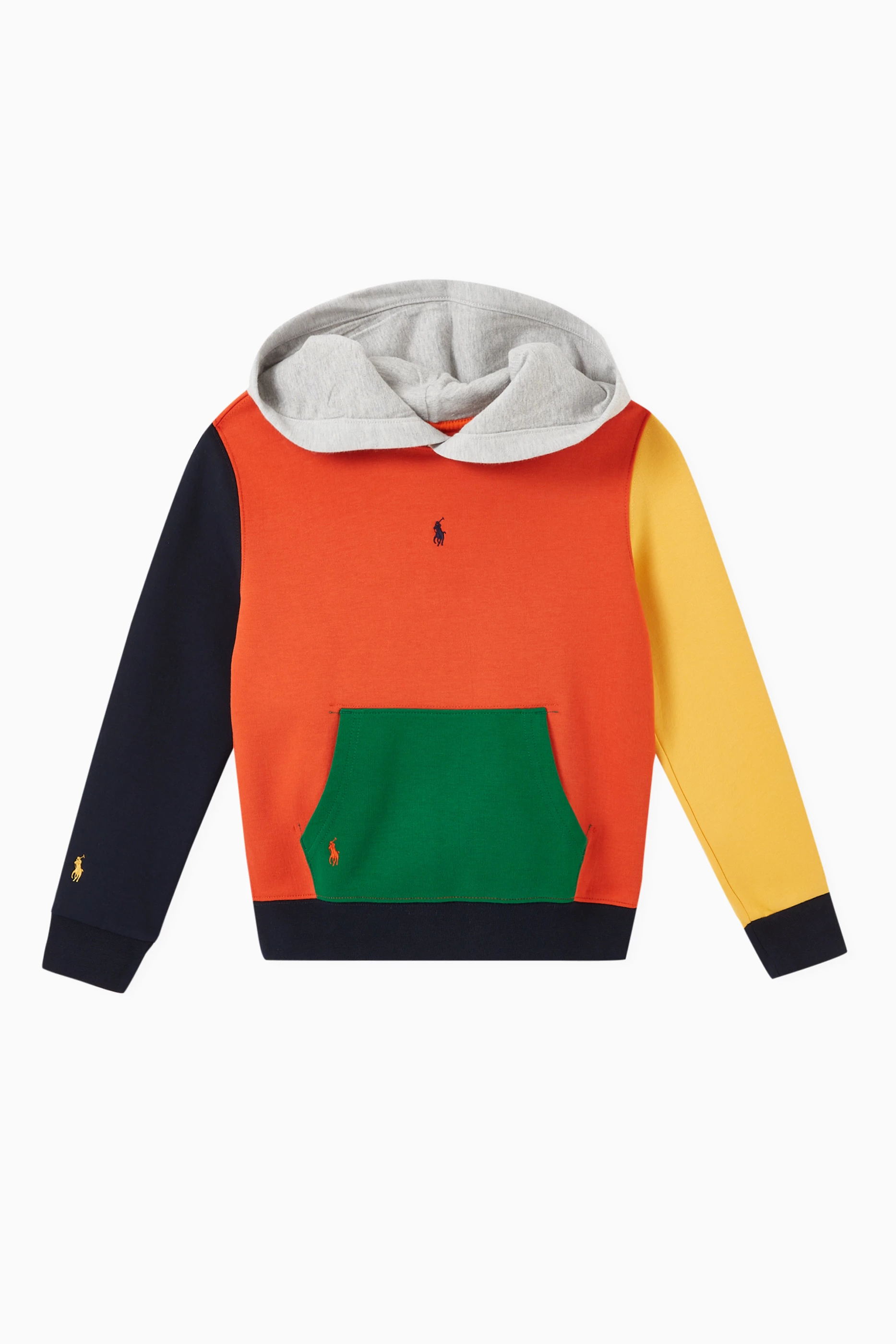 Buy Polo Ralph Lauren Multicolour Colour block Hooded Sweatshirt