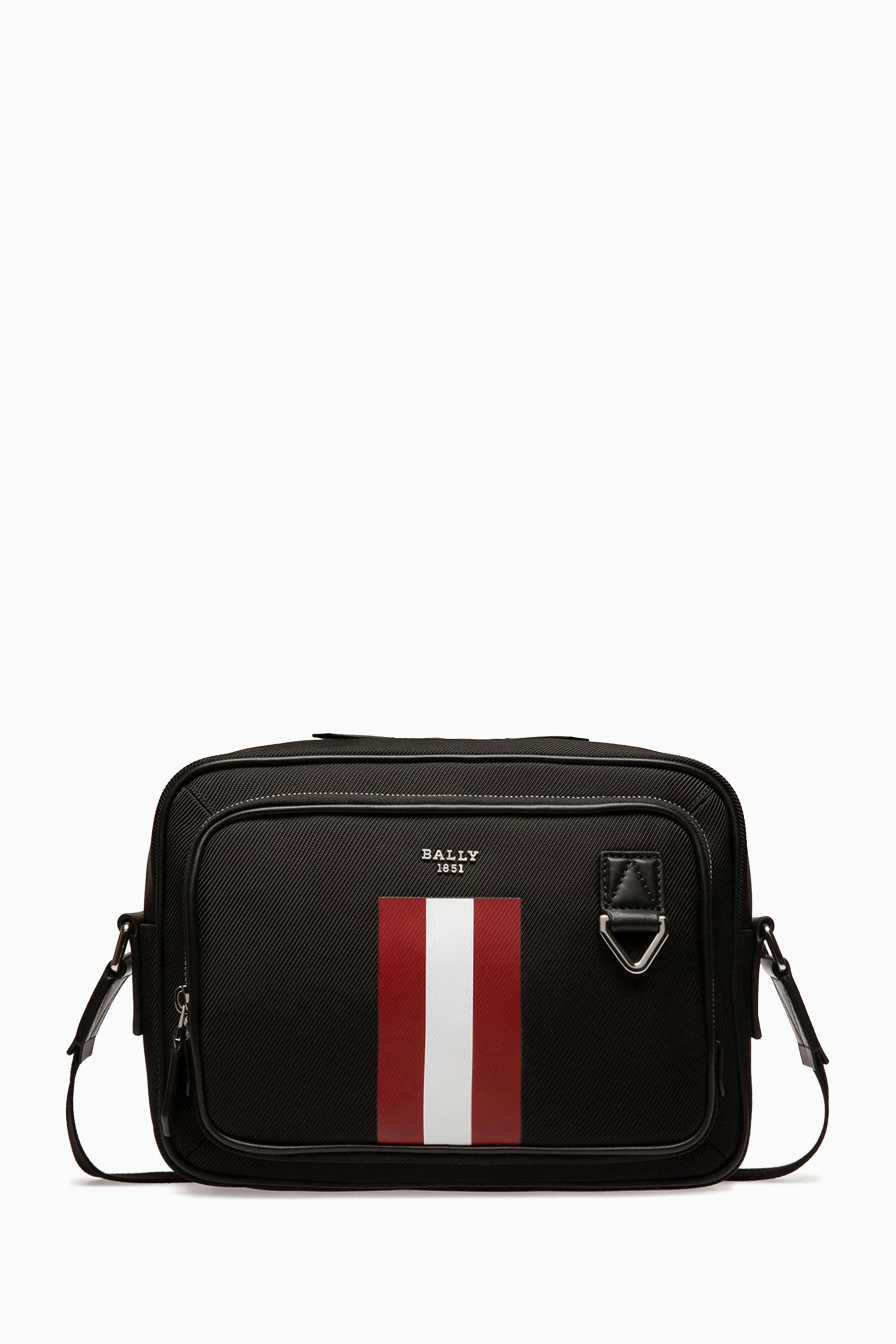 Buy Bally Black Zedri Crossbody Bag in Nylon for Men in UAE Ounass