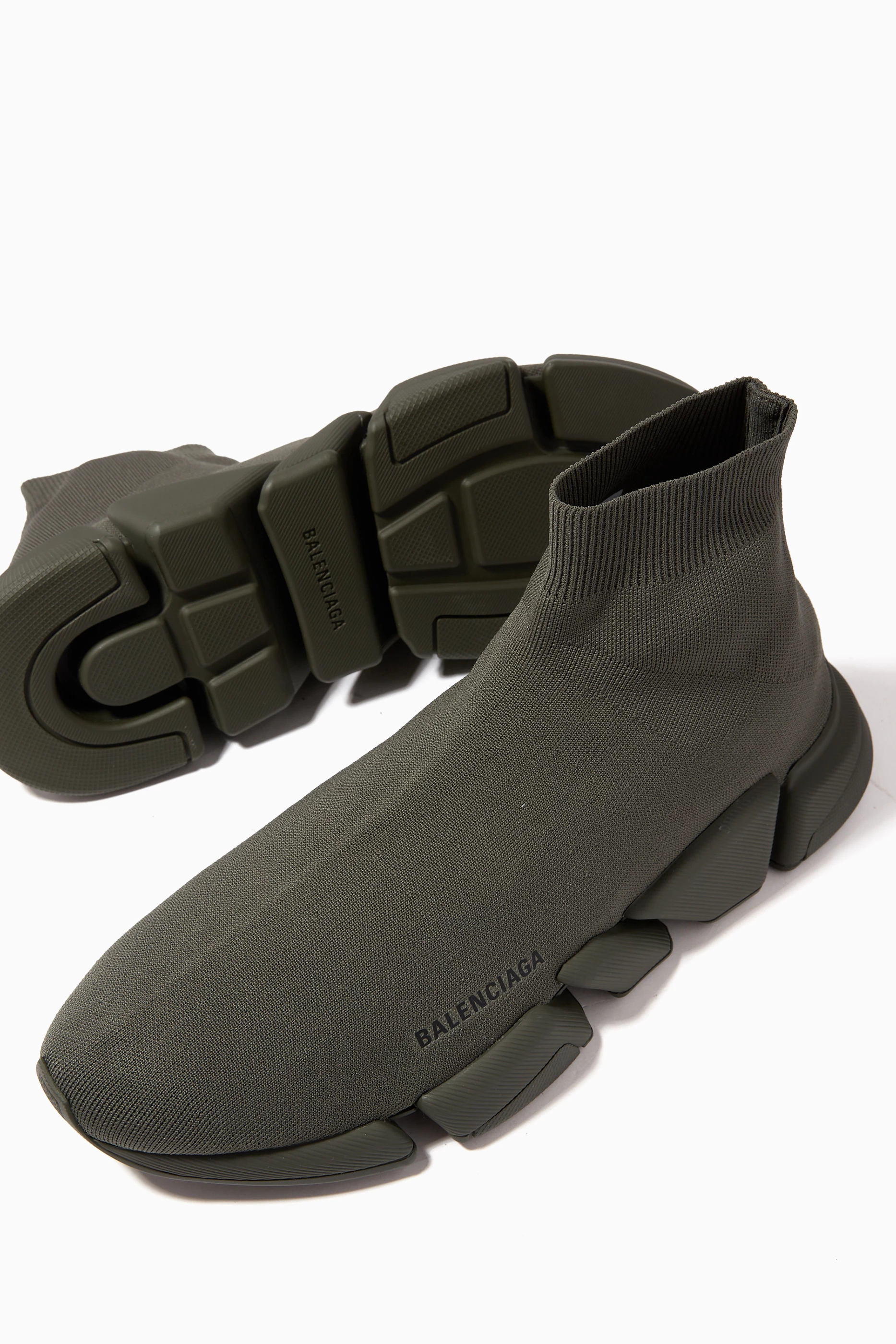 Balenciaga speed trainer womens green deals