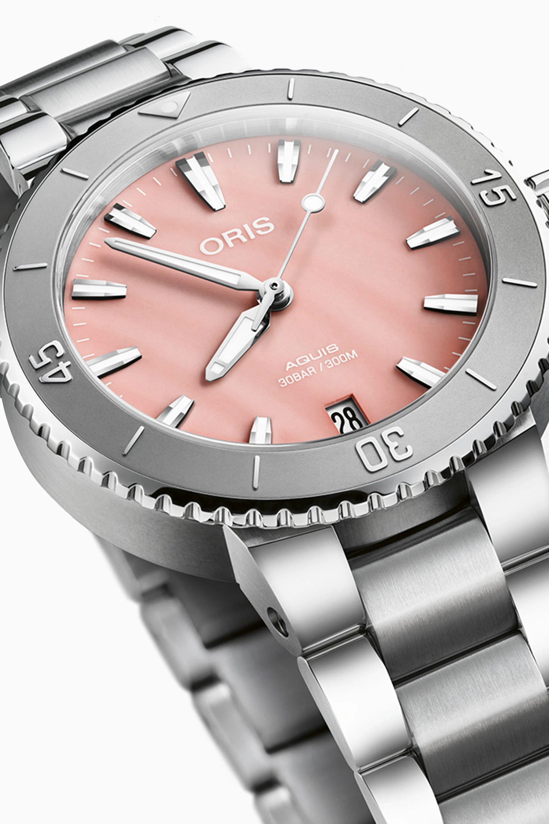 Oris aquis date 36.5 mm store