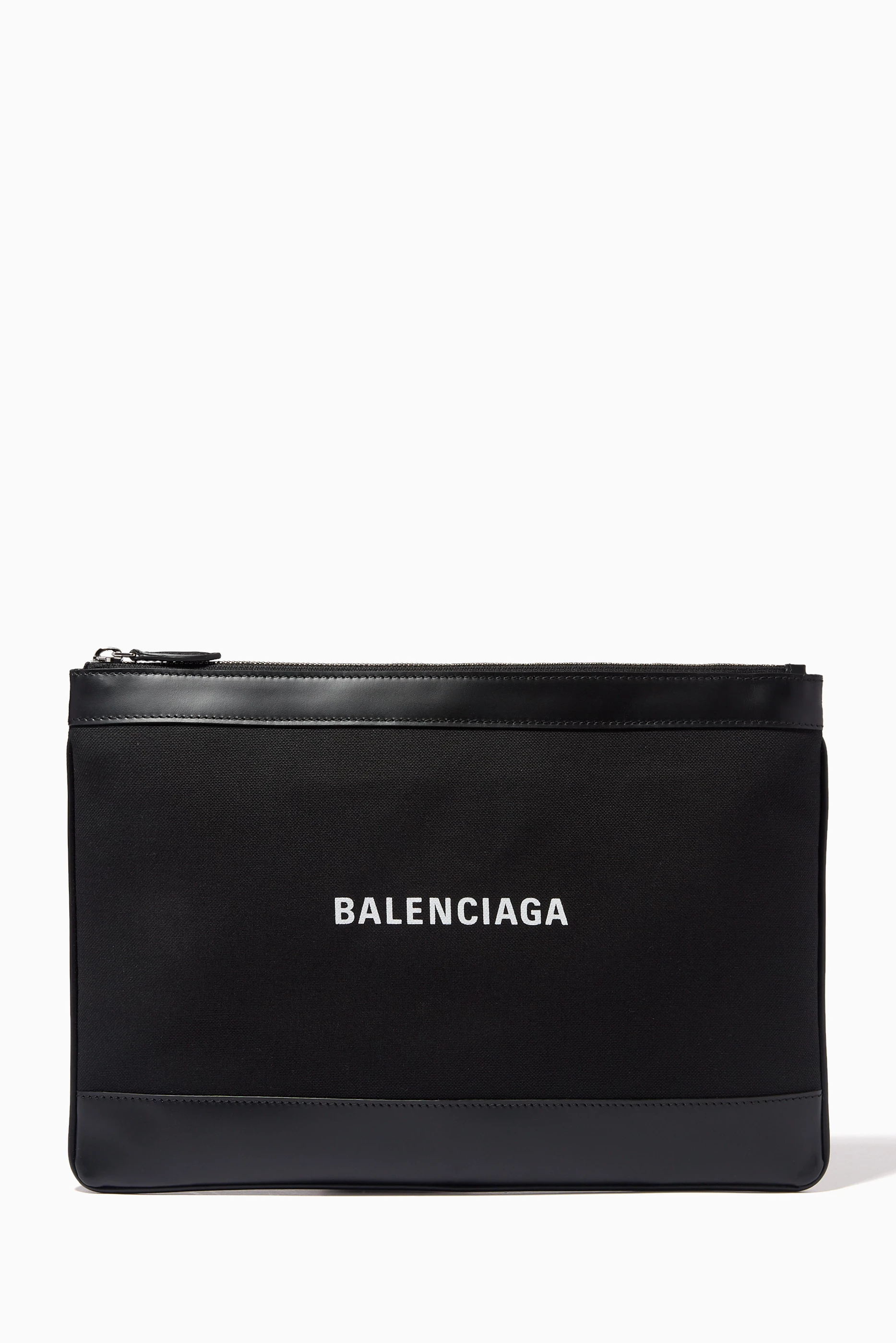Balenciaga canvas clutch store
