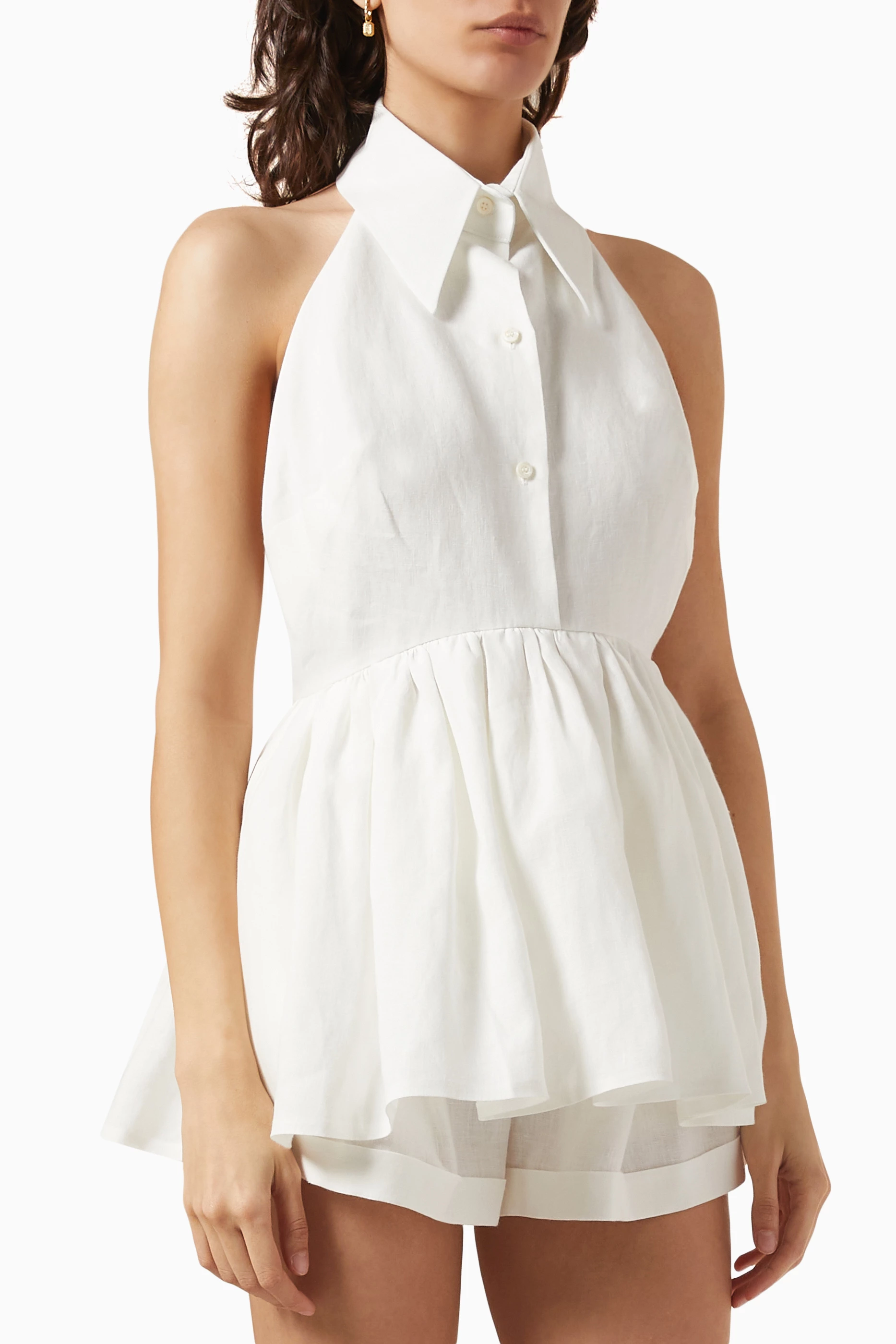Linen outlet sleeveless top
