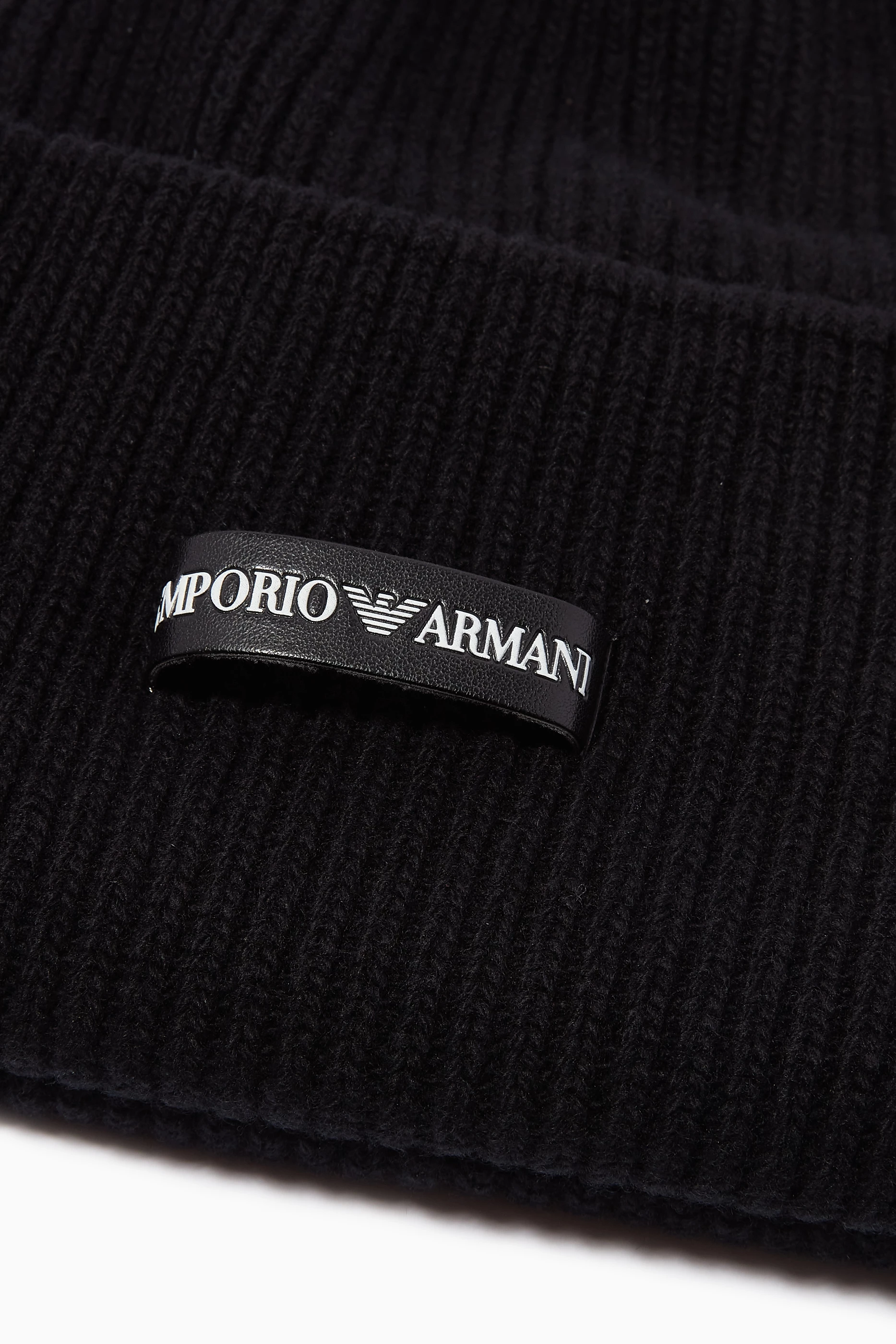 Armani beanie mens new arrivals