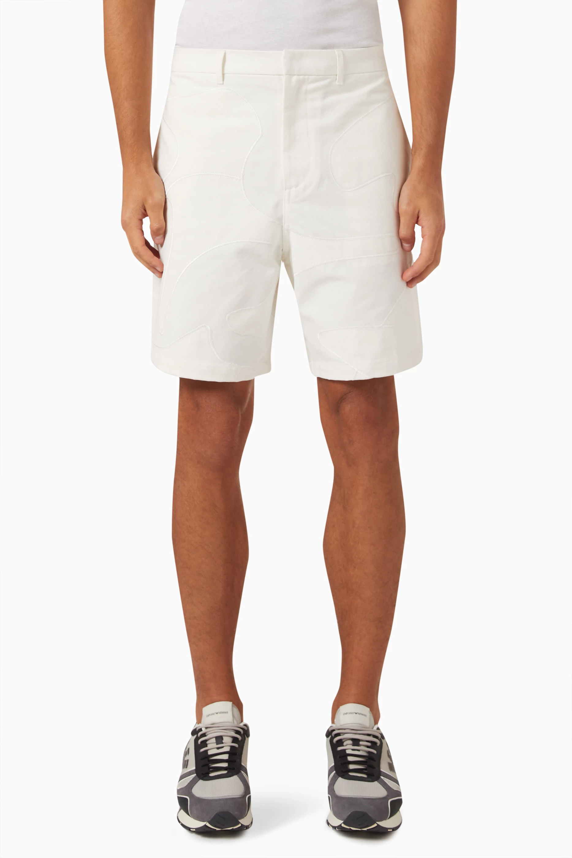 Emporio armani denim shorts top