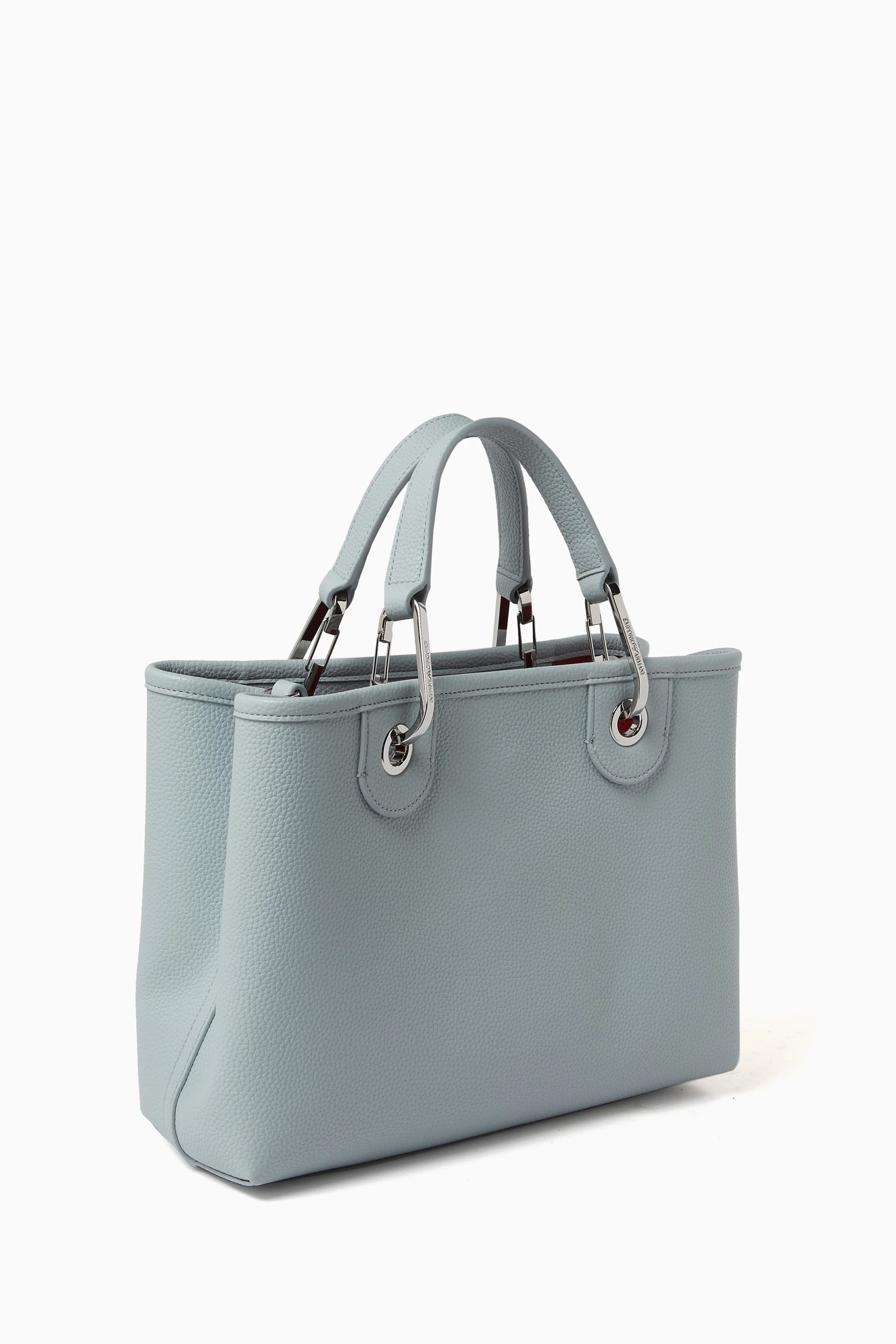Cloth bag Emporio Armani Blue in Cloth - 31926437