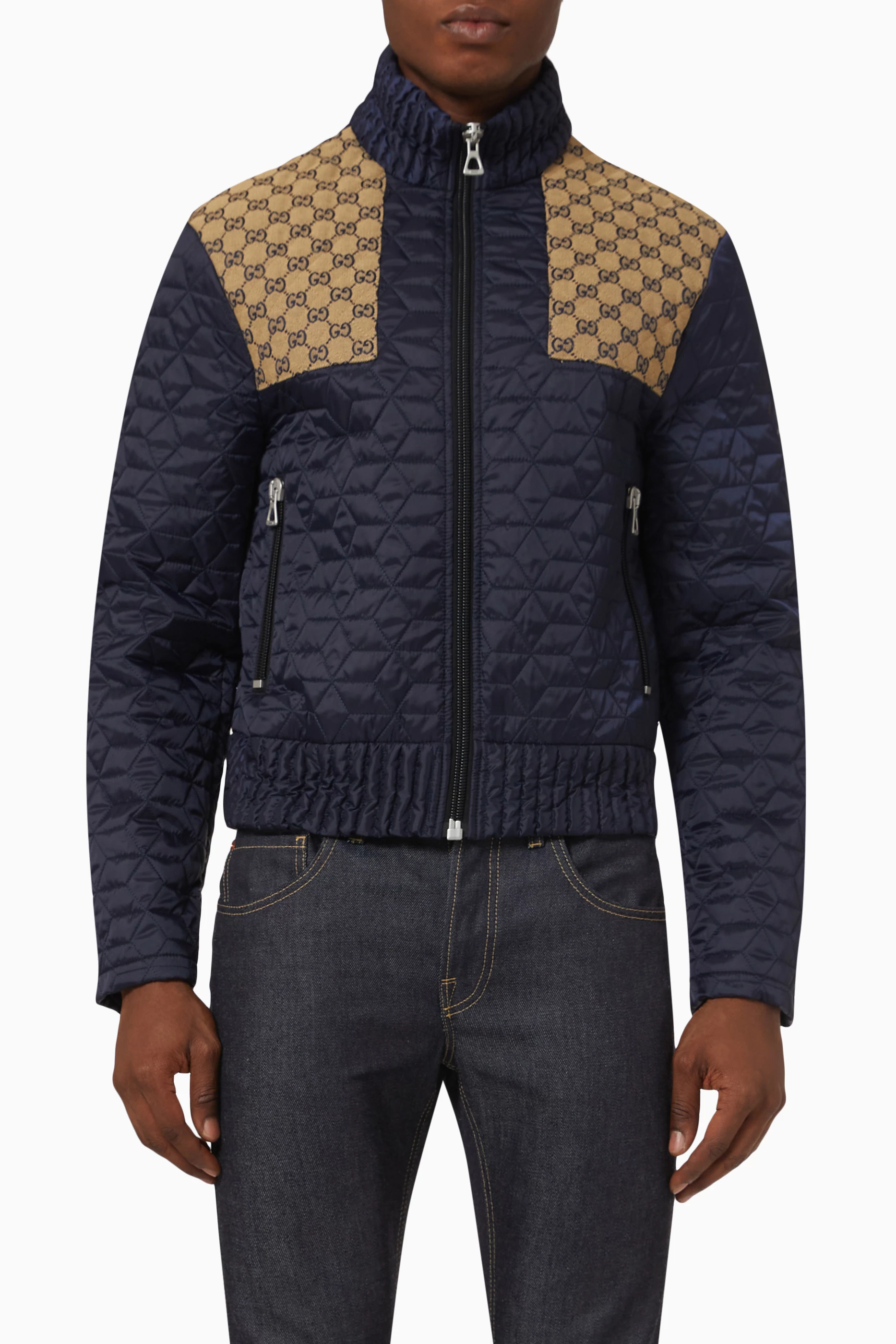 Gucci quilted coat store
