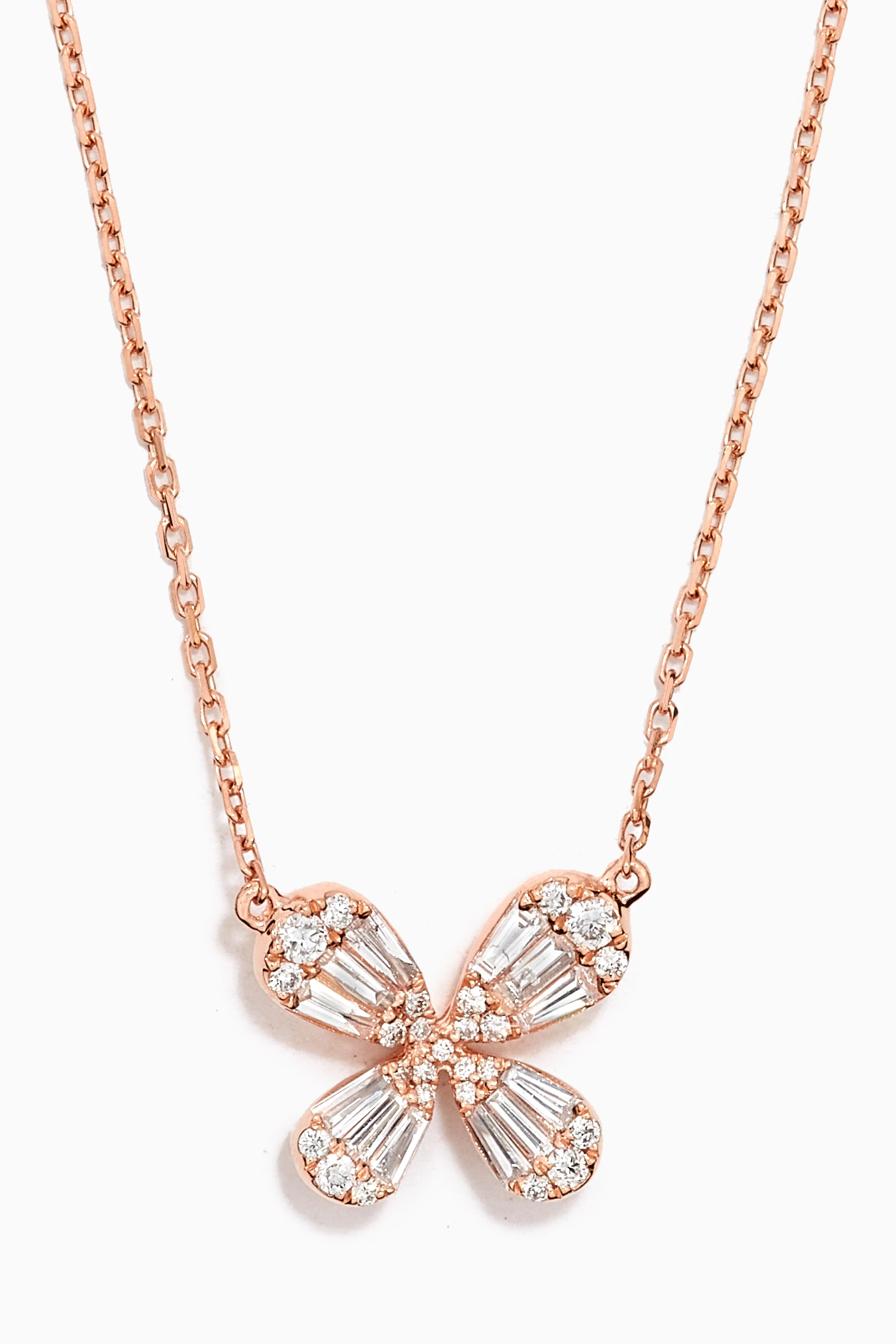 Buy Maison H Jewels Rose Gold Papillon Diamond Necklace in 18kt Rose Gold for Women in UAE Ounass