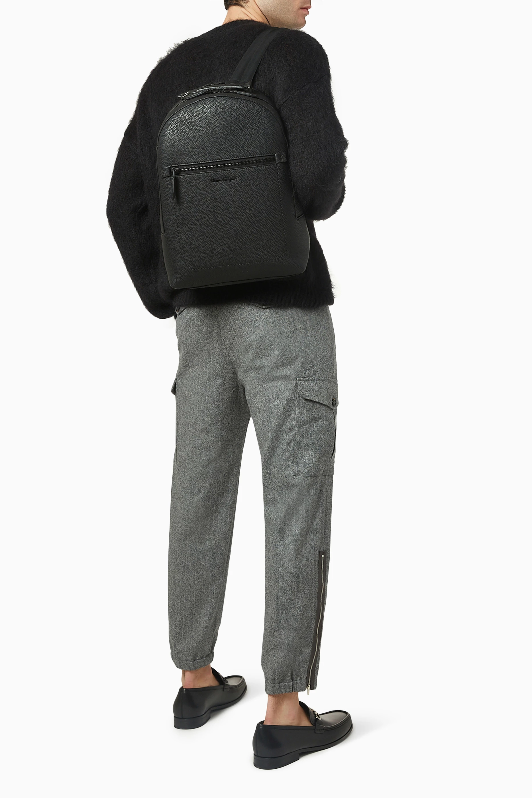 Ferragamo backpack hotsell men's