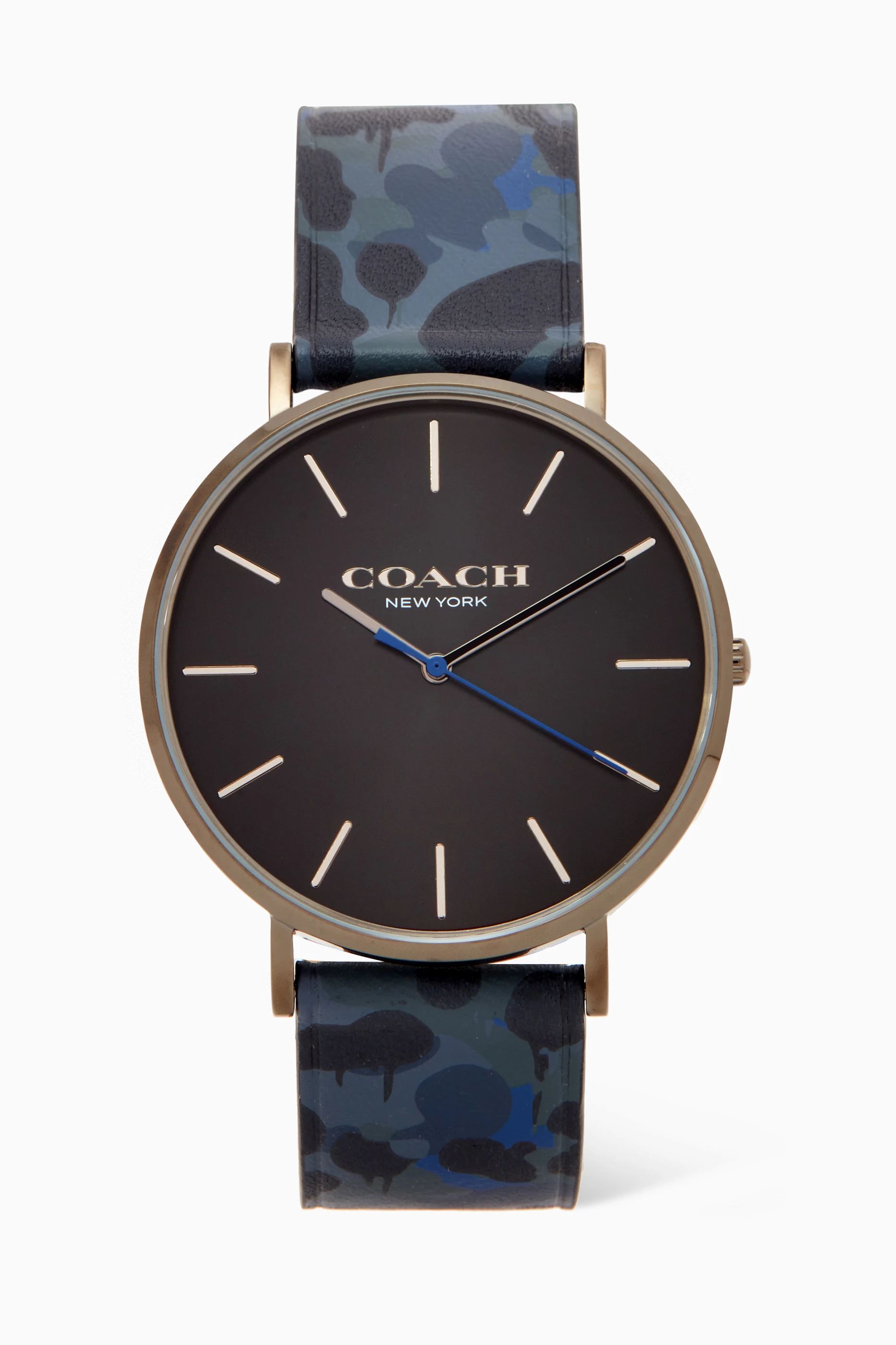 Coach best sale leather watch
