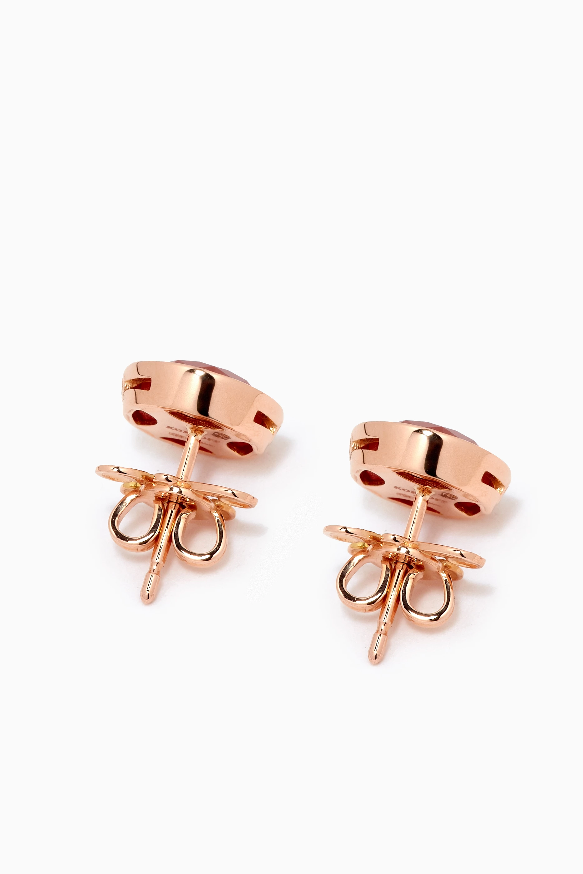 Rose gold earrings clearance studs