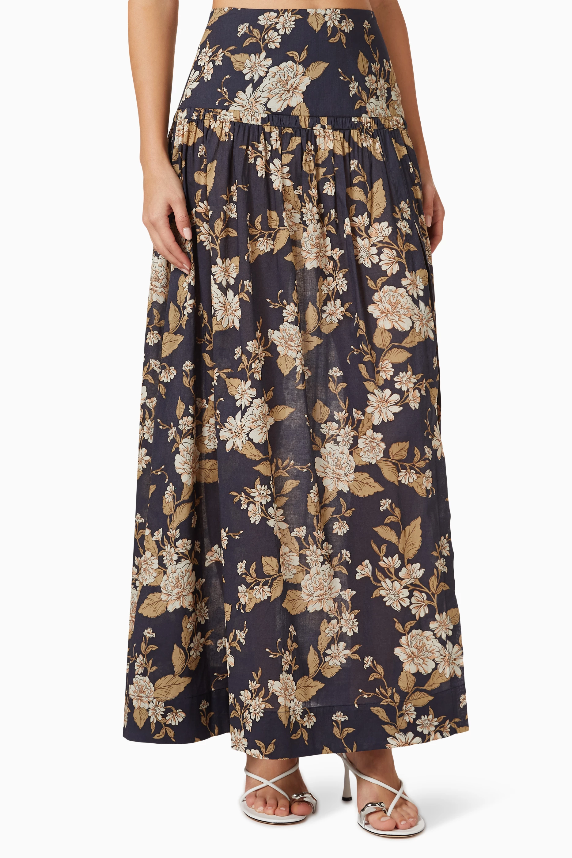 Buy Bec Bridge Multicolour Opaline Floral Maxi Skirt for Women in UAE Ounass