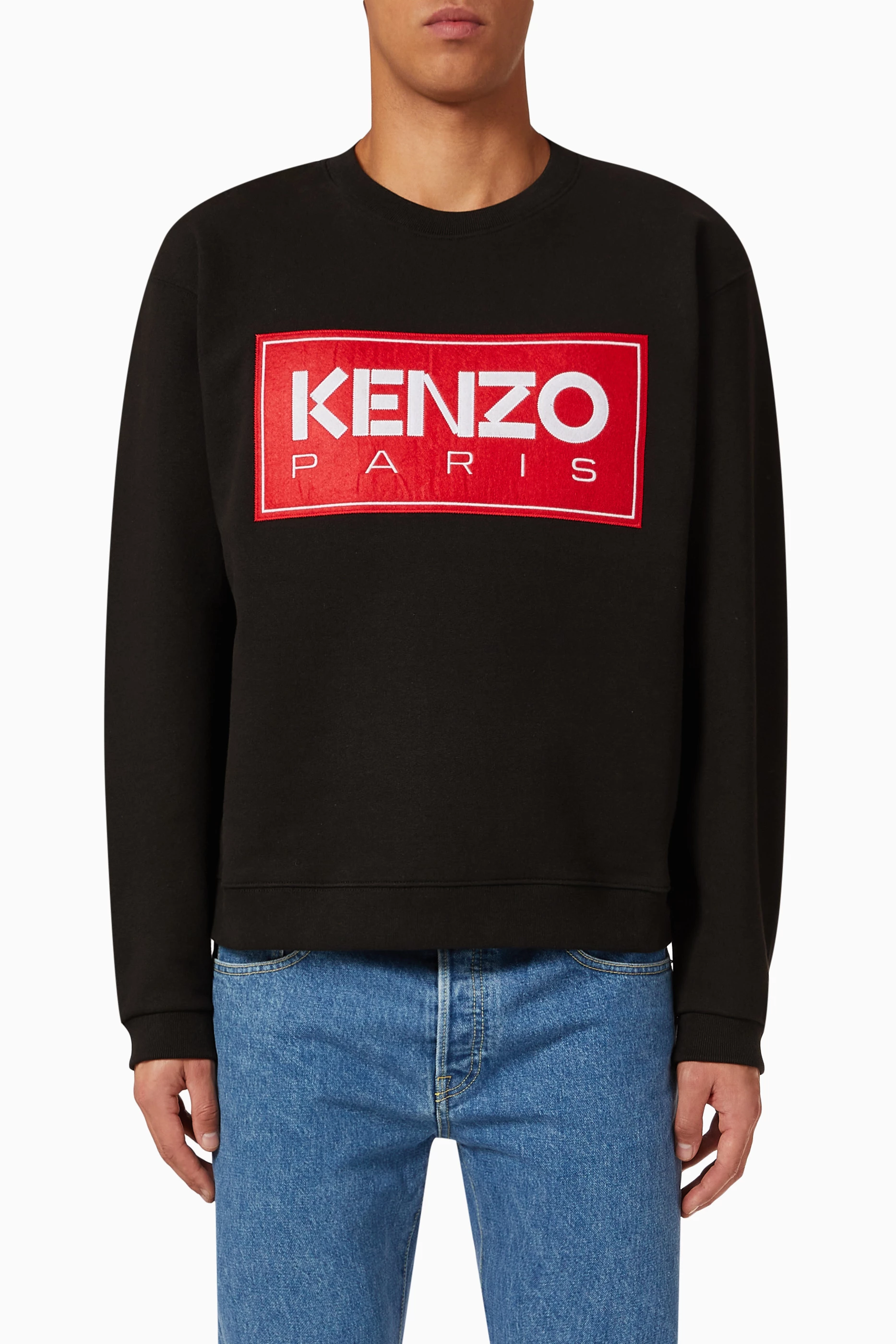 Kenzo paris on sale black sweatshirt