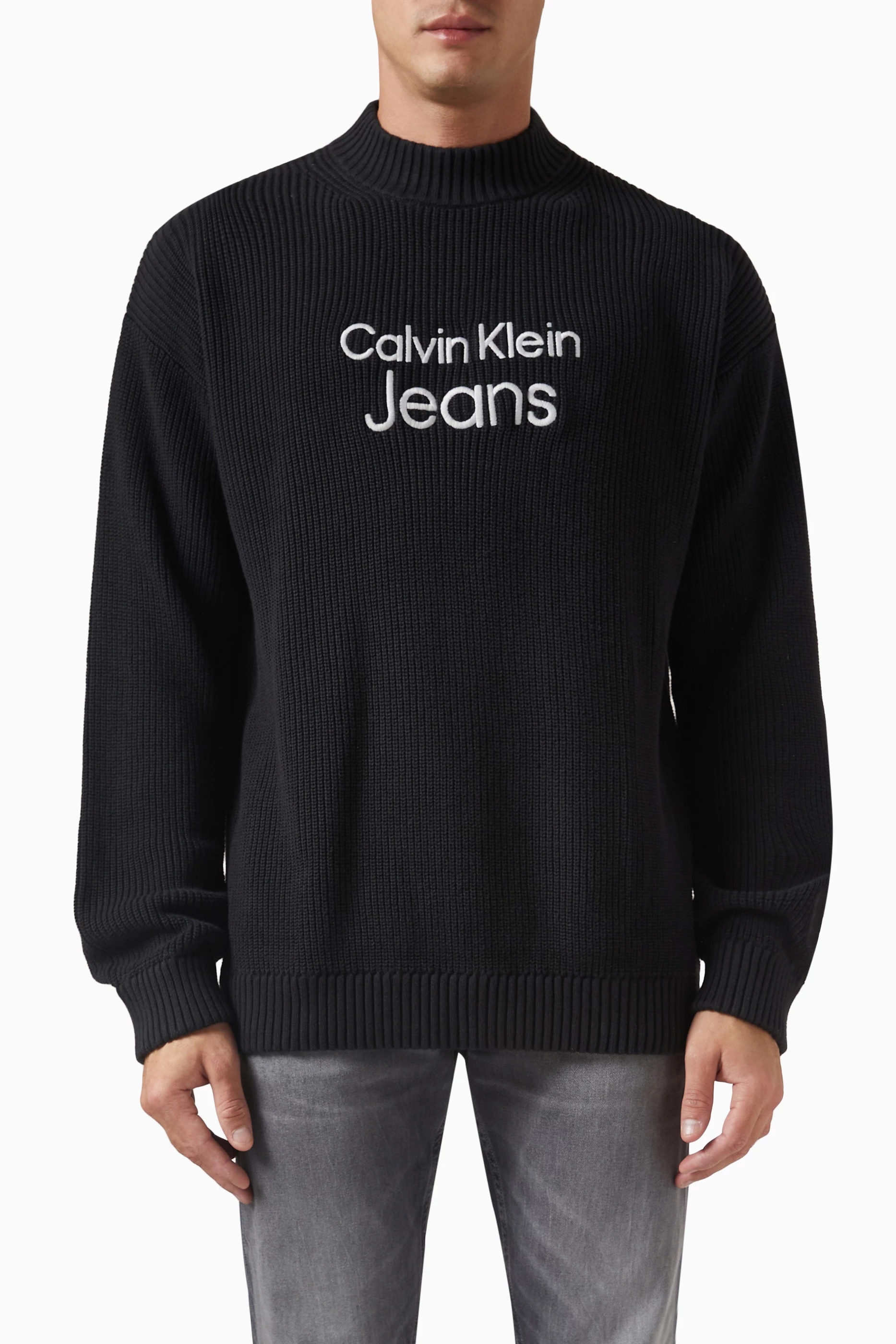 Calvin klein jeans logo sweatshirt sale