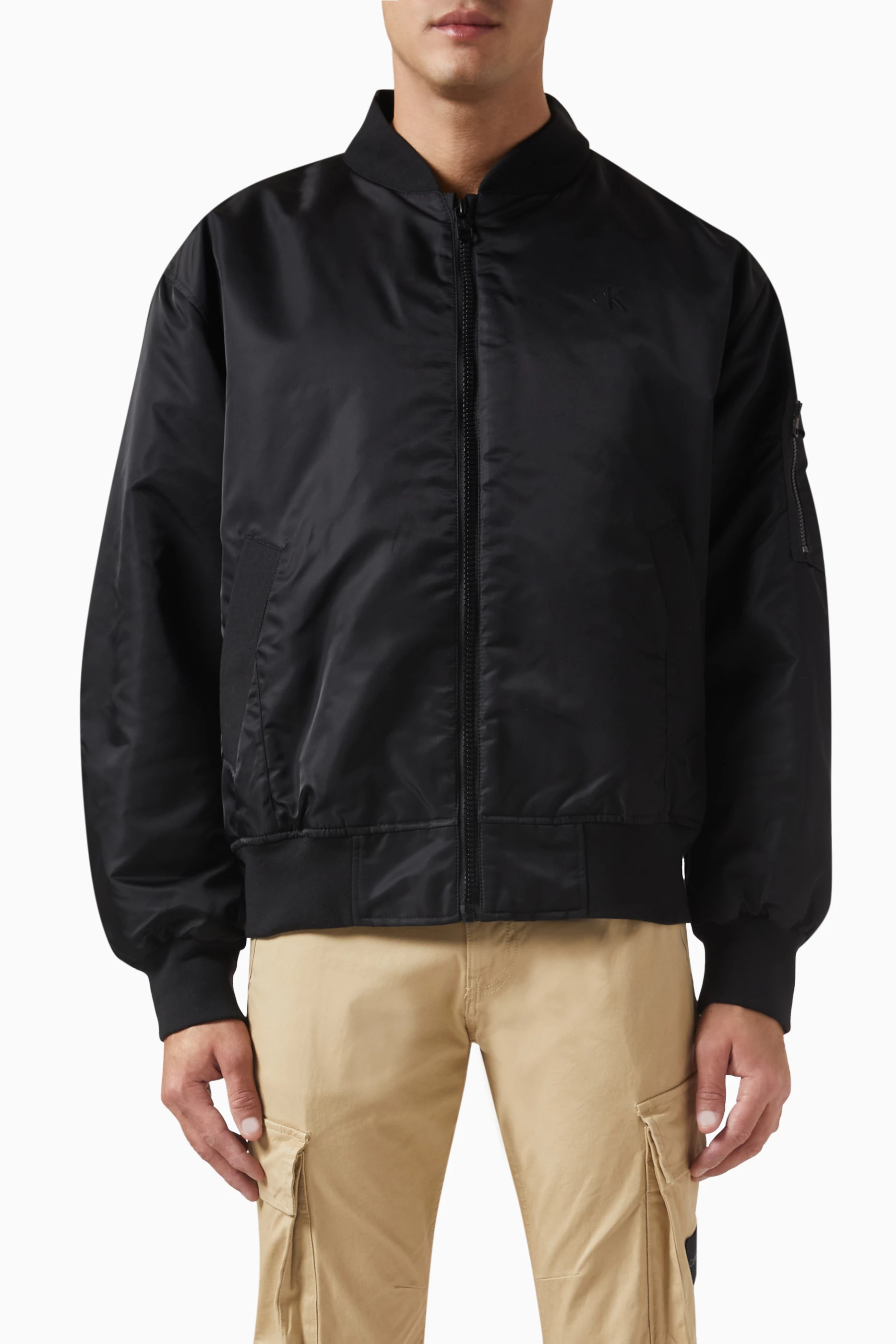 Calvin klein jeans bomber jacket new arrivals