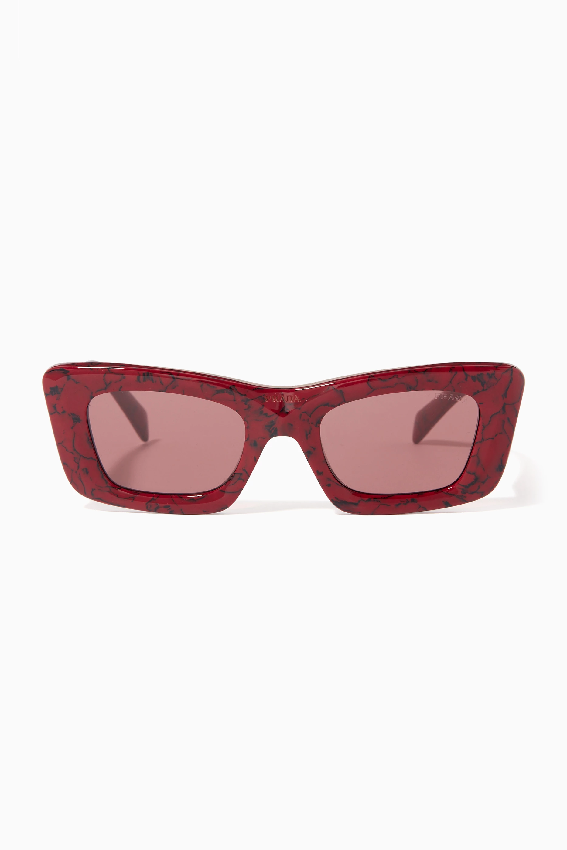 Prada red cat shop eye sunglasses