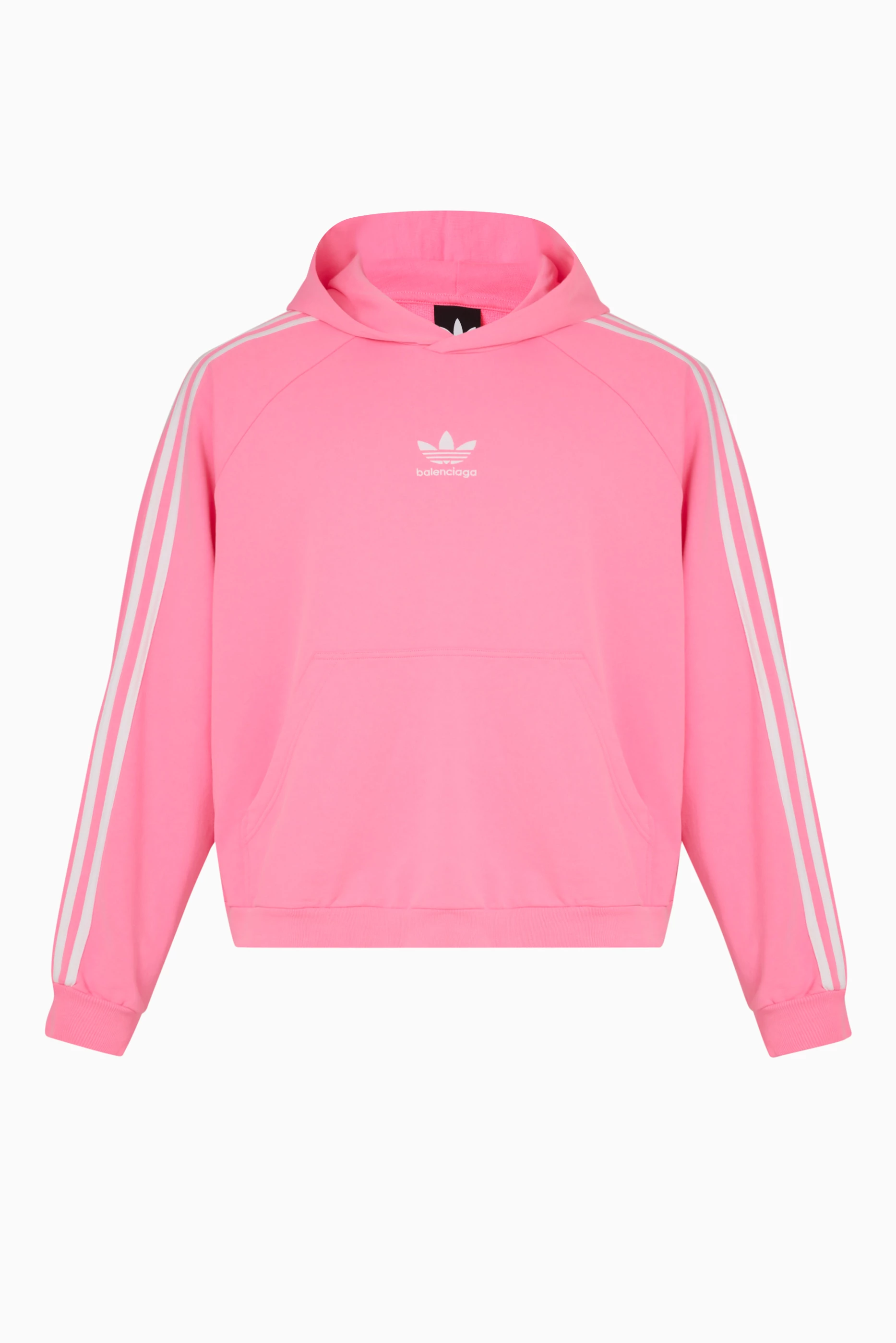 Buy Balenciaga Pink x Adidas Oversized hoodie in Fleece Online for UNISEX |  Ounass UAE