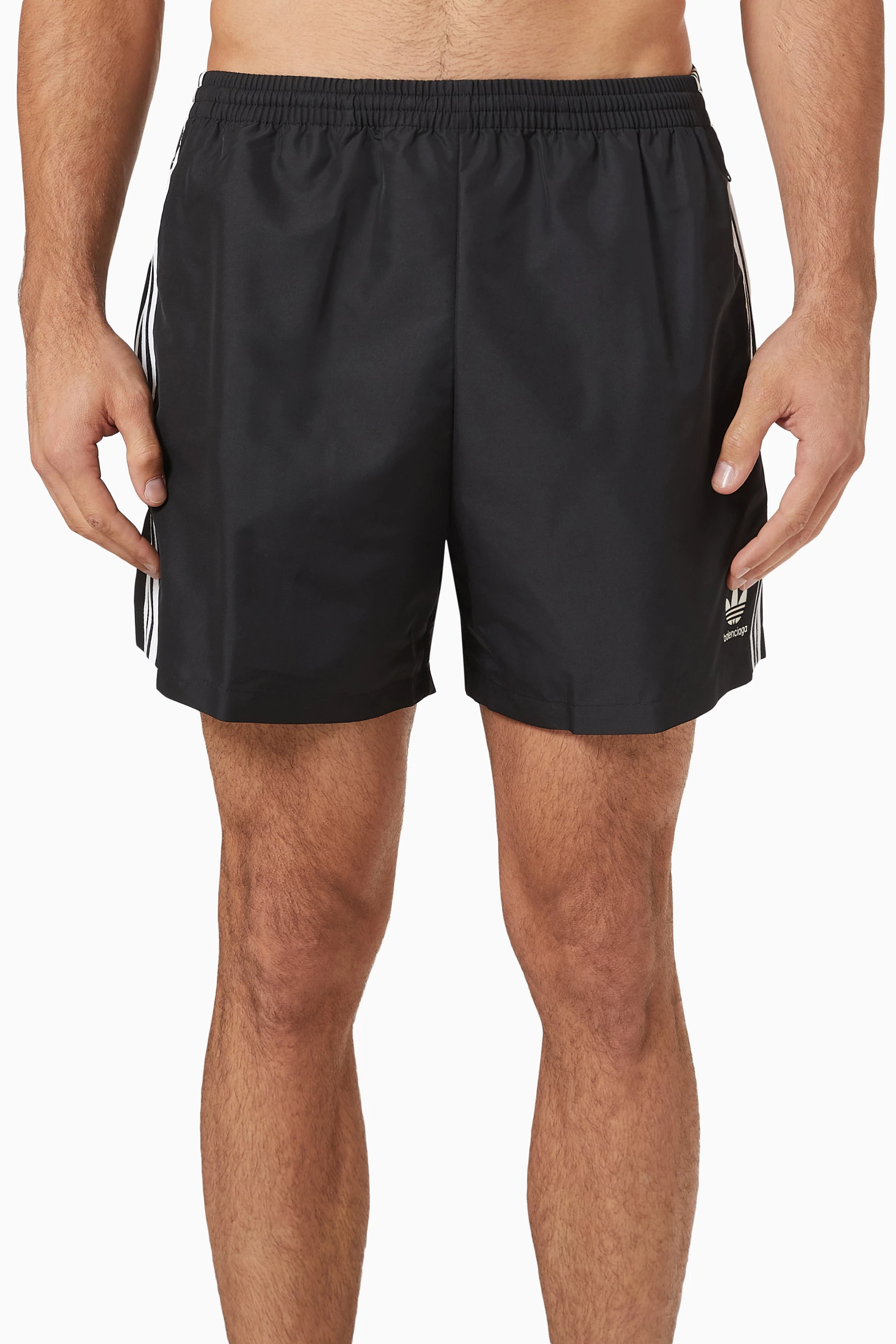 Buy Balenciaga Black x Adidas Swim Shorts in Nylon for Men in UAE Ounass
