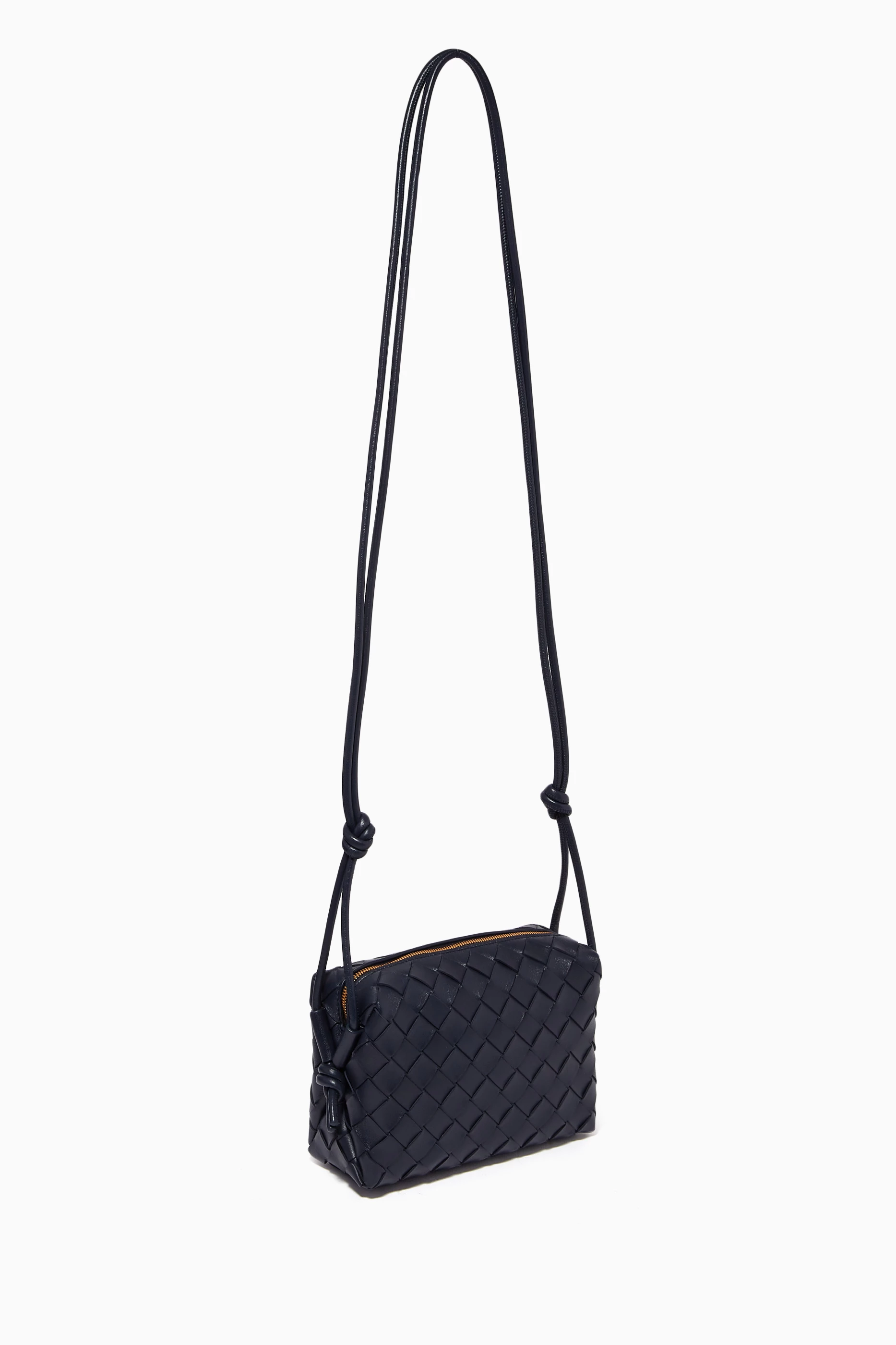 Bottega Veneta® Mini Loop Camera Bag in Camel. Shop online now.