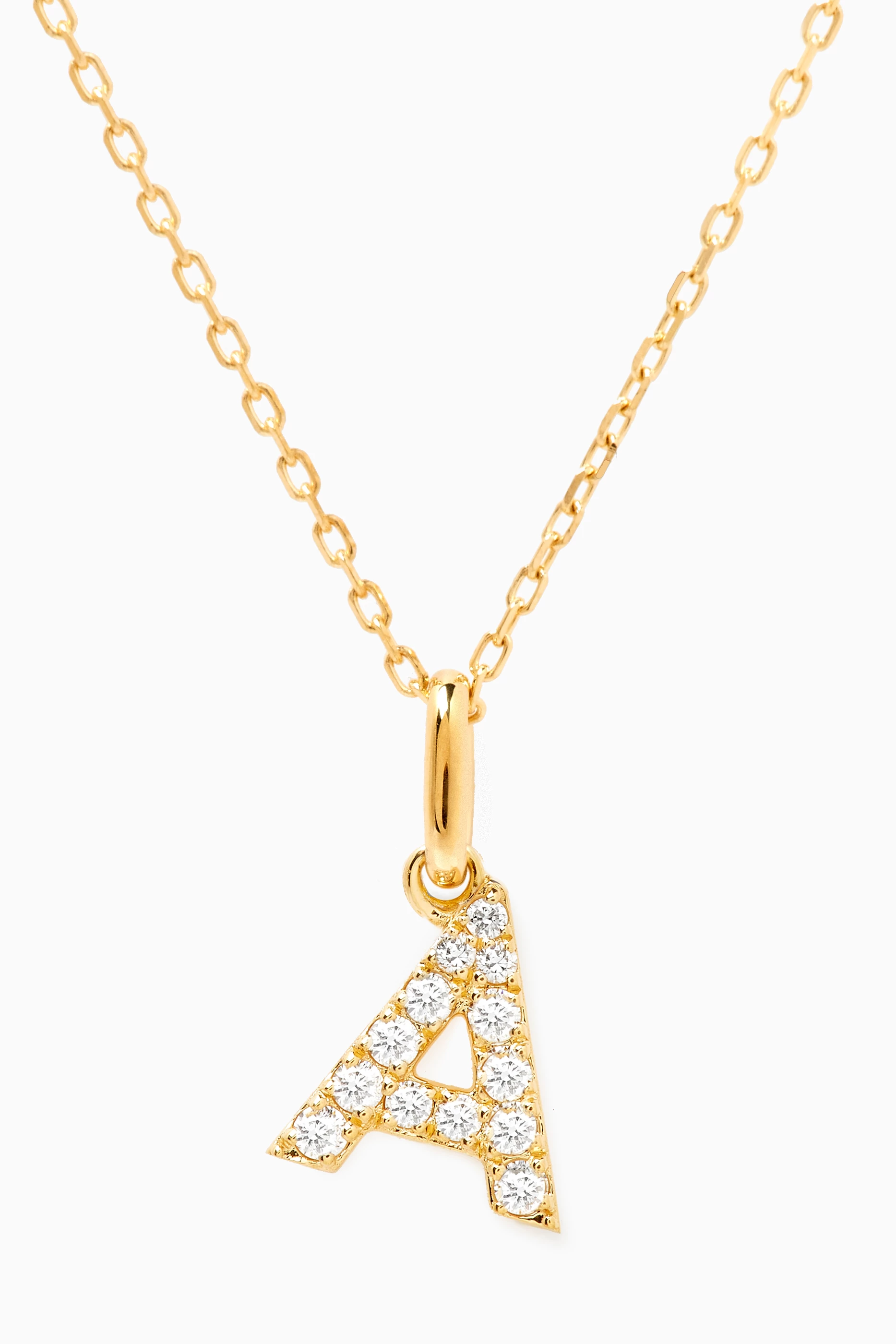 Diamond a necklace outlet