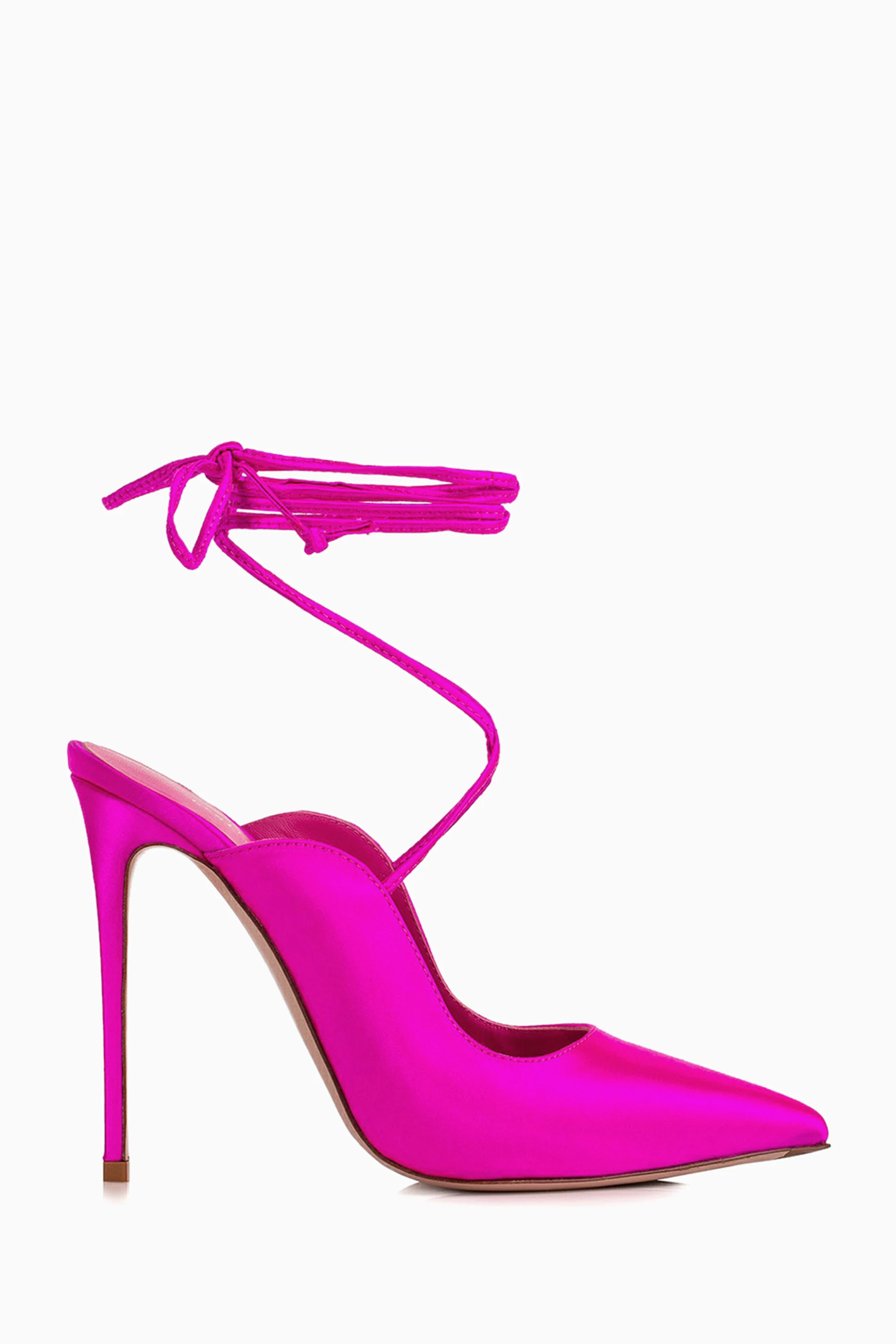 Pink top stiletto heels