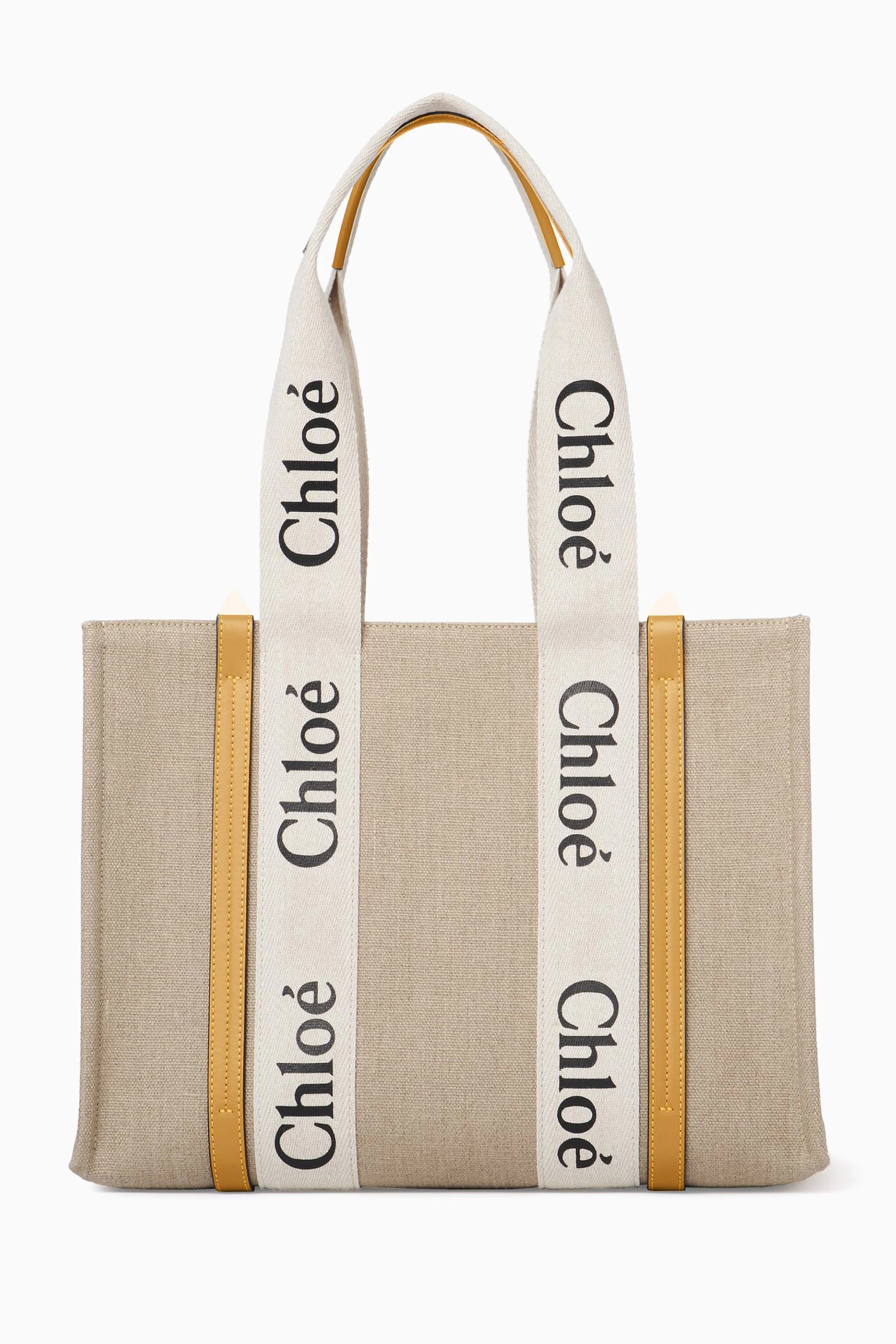 Orange canvas deals tote