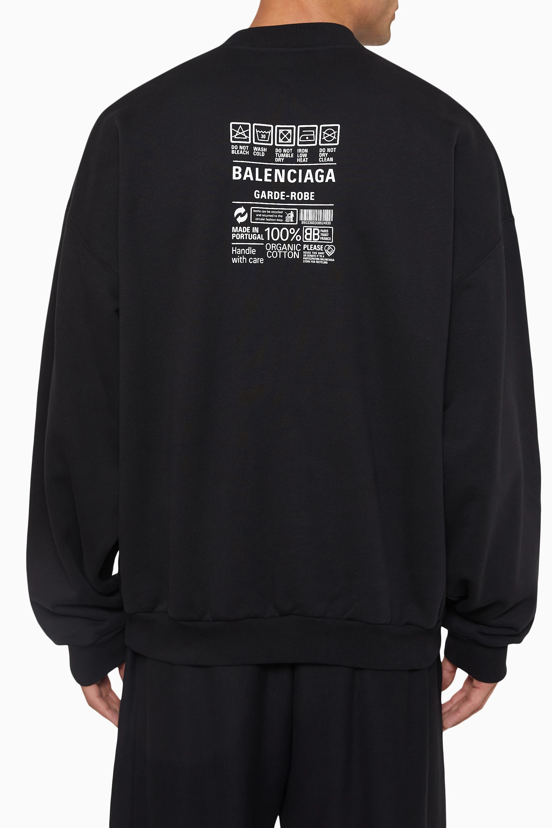 Balenciaga sweatshirt black top