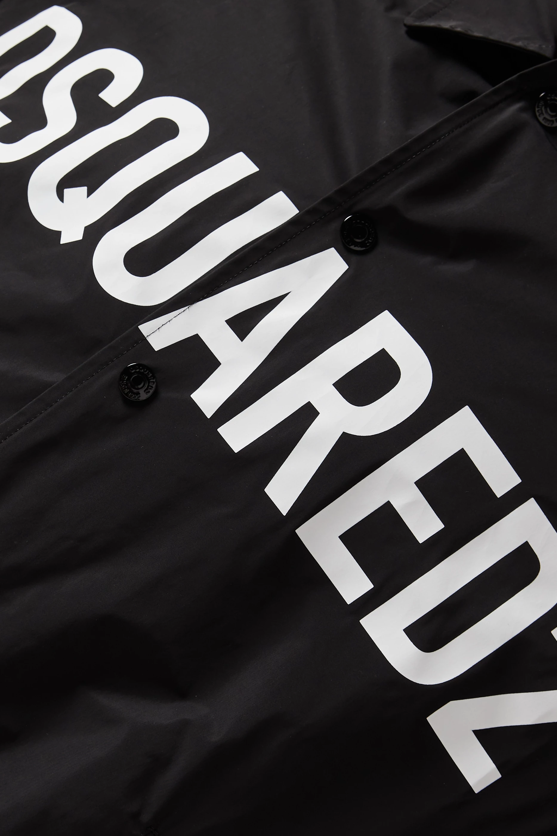 Buy Dsquared2 Black Logo Coach Jacket in Nylon for Men in UAE Ounass